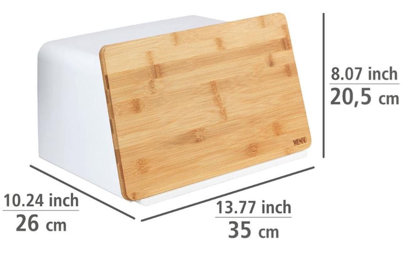 WENKO Brotkasten »Kubo«, (1 tlg.), Holzart: Bambus (China)