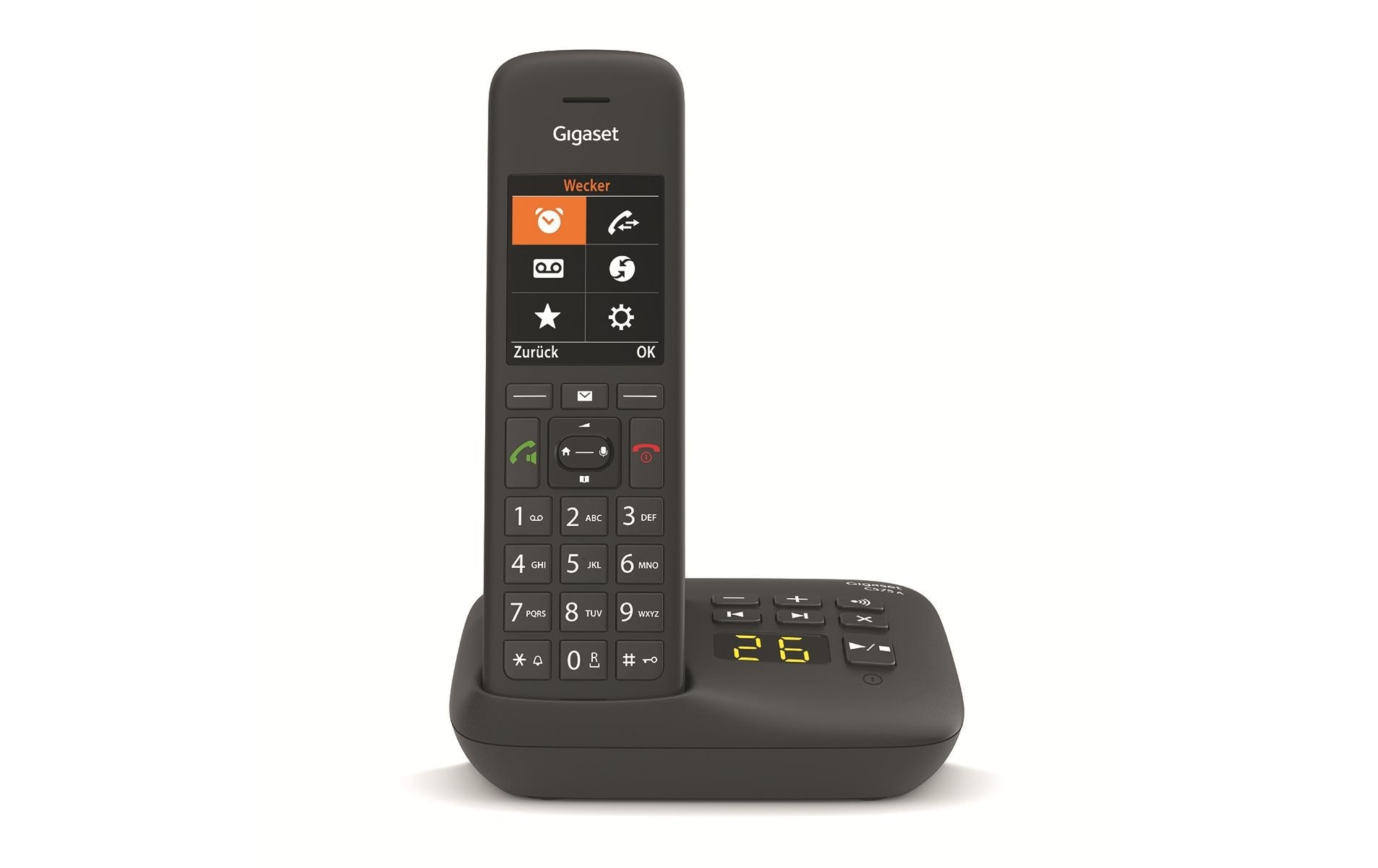 Gigaset DECT-Telefon »C575A schwarz«