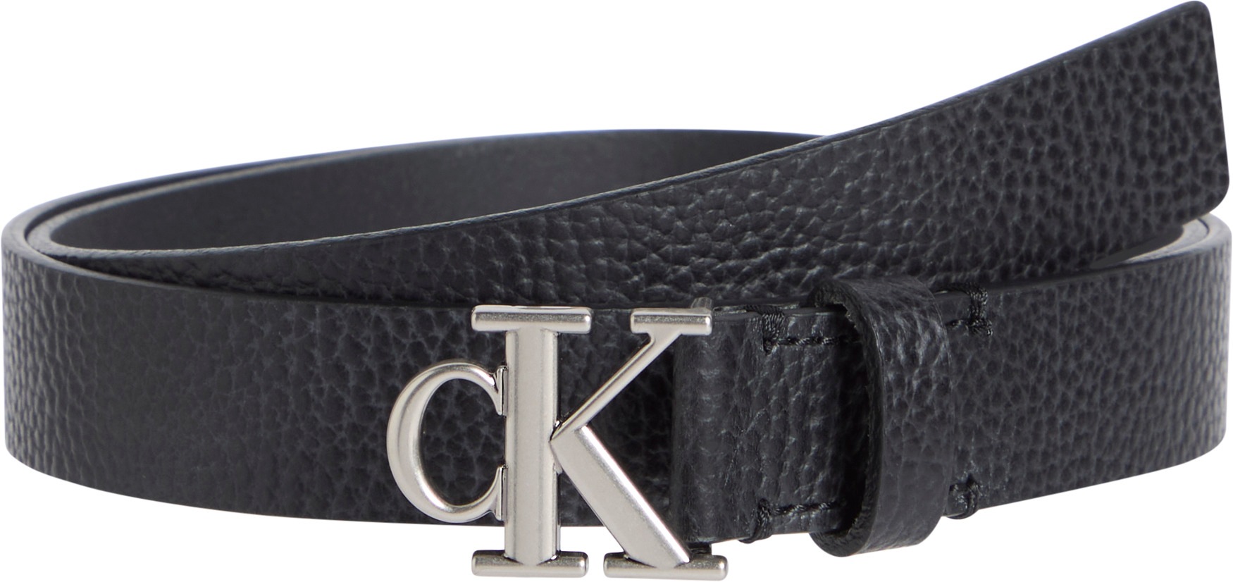 Calvin Klein Jeans Ledergürtel »MONOGRAM PLACQUE BUCKLE 25MM« mit Logo-Schnalle