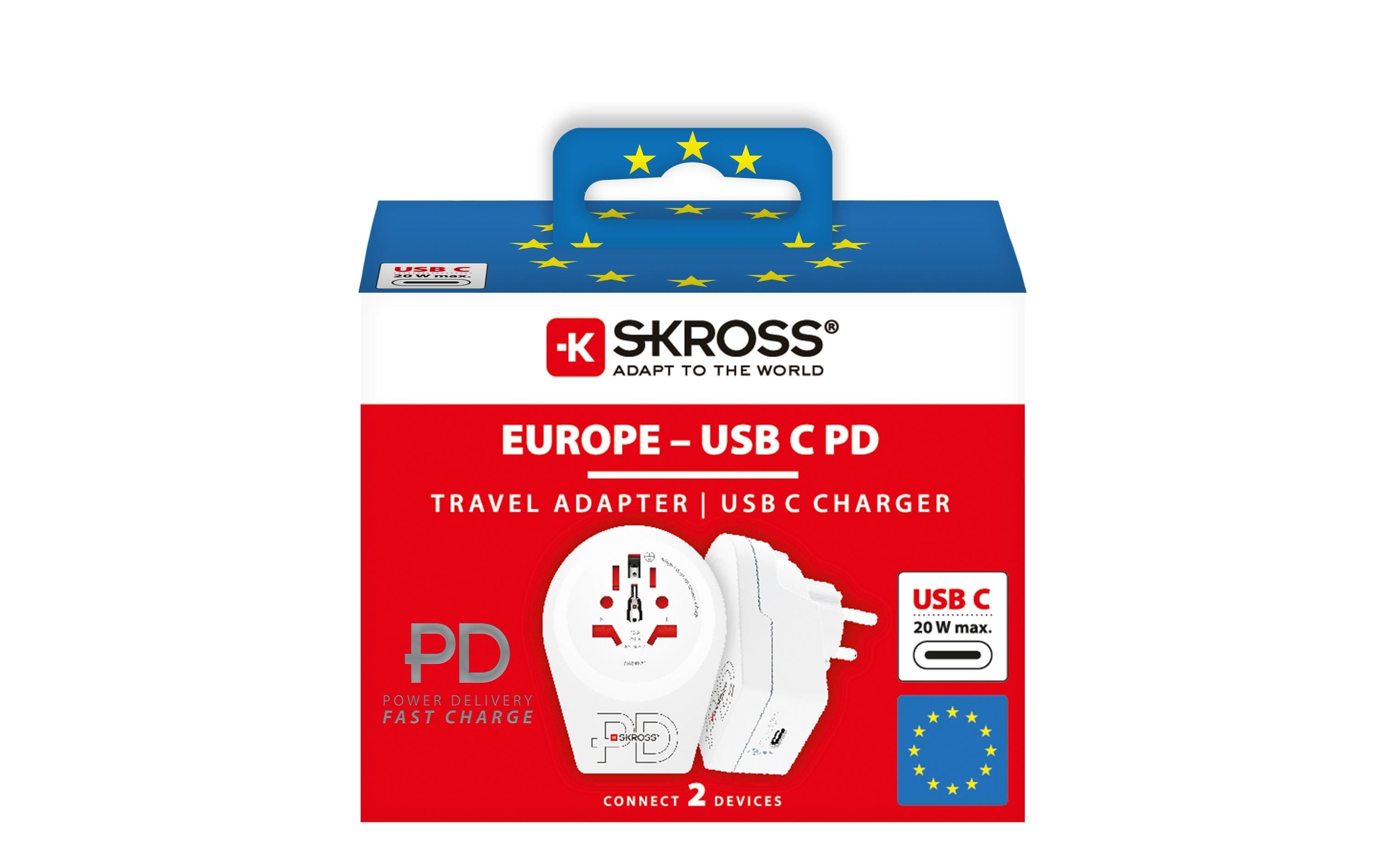 SKROSS Reiseadapter »Country World / Europe, USB«