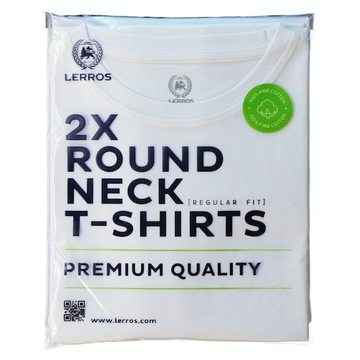 T-Shirt, 2 kaufen Optik tlg.), klassischer LERROS Jelmoli-Versand online in (Packung, |