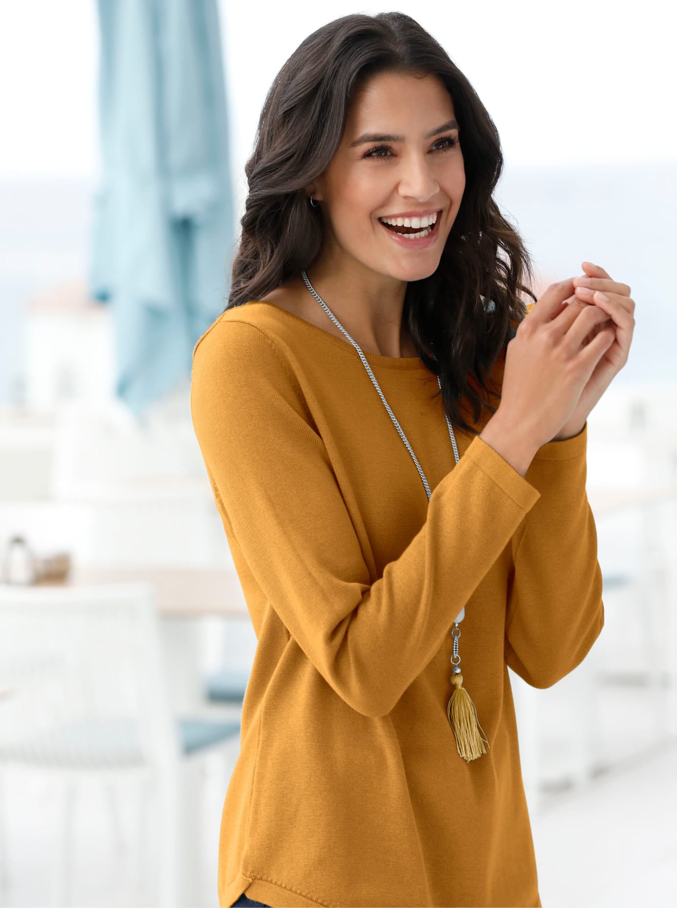 Inspirationen Rundhalspullover »Pullover«