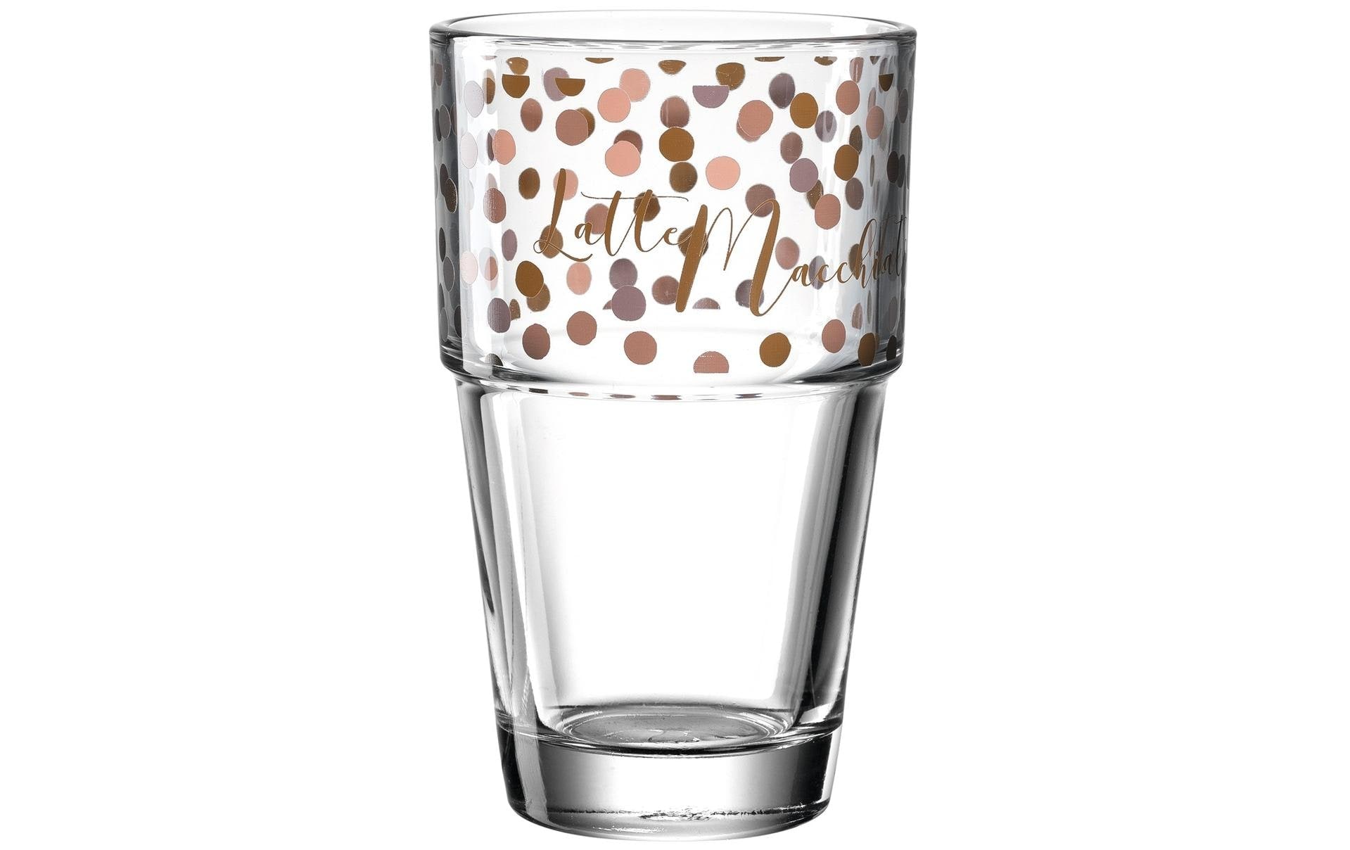 LEONARDO Latte-Macchiato-Glas »Solo mit Punkten 410 ml 1 Stück«, (6 tlg.)