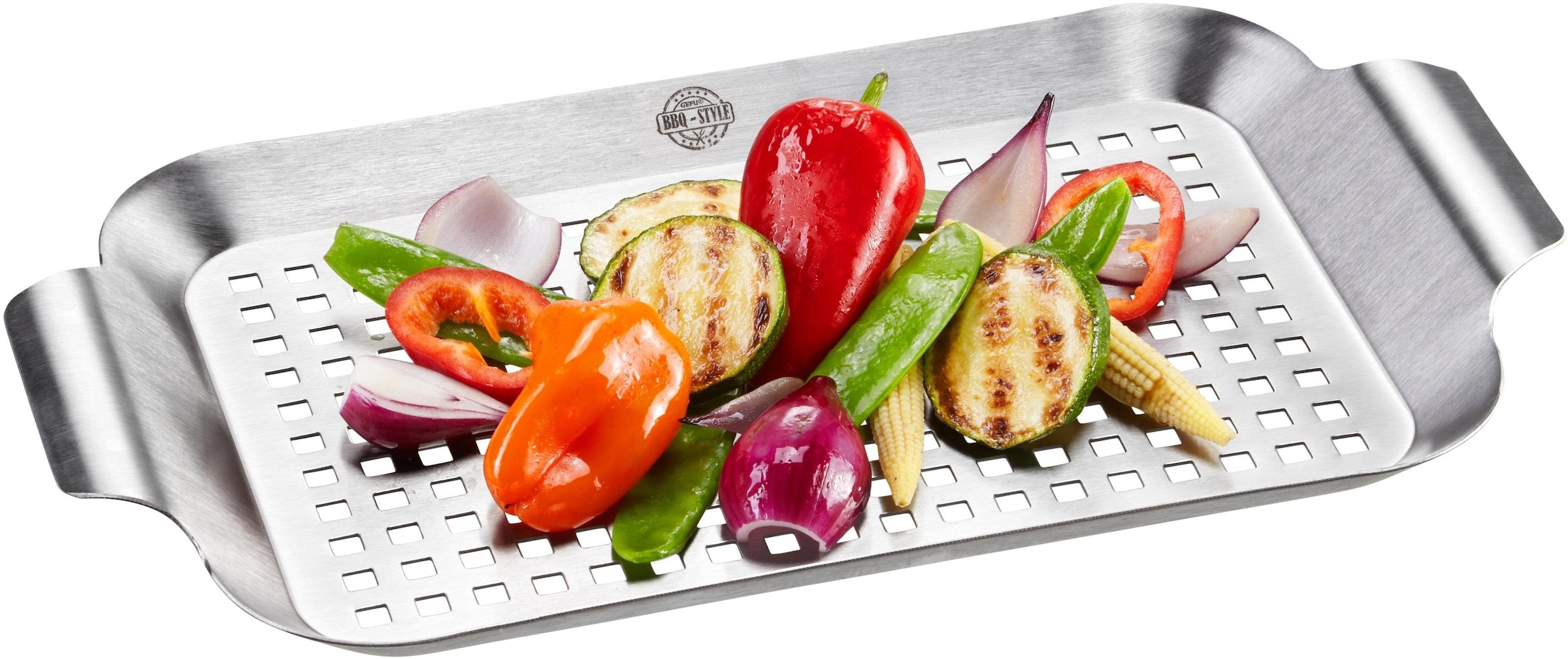 ❤ GEFU Grillpfanne Edelstahl, »BBQ«, (1 tlg.) ordern Shop im Jelmoli-Online