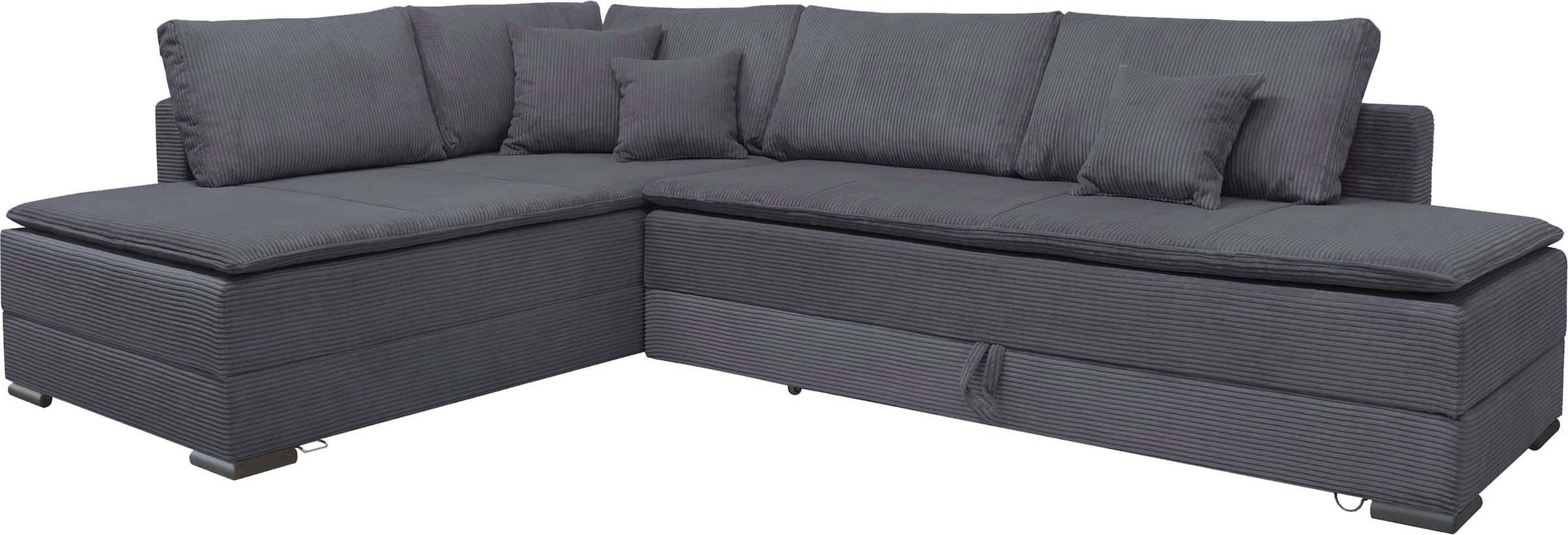 INOSIGN Ecksofa »Night & Day L-Form mit Dauer-Schlaffunktion, Cord-Bezug!«, inklusive Bettfunktion und Bettkasten