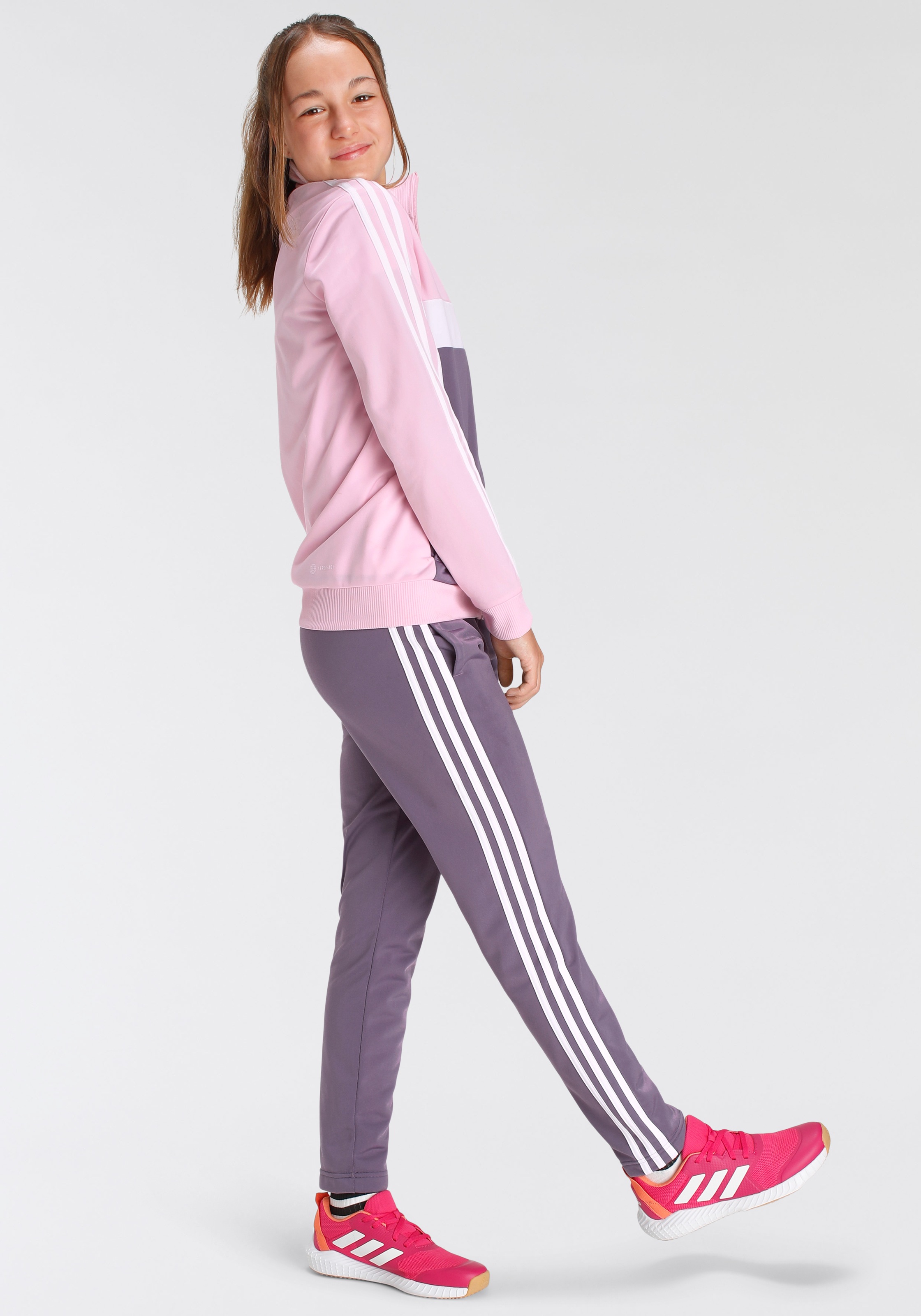 ❤ adidas Sportswear Trainingsanzug »ESSENTIALS 3-STREIFEN TIBERIO«, (2  tlg.) entdecken im Jelmoli-Online Shop