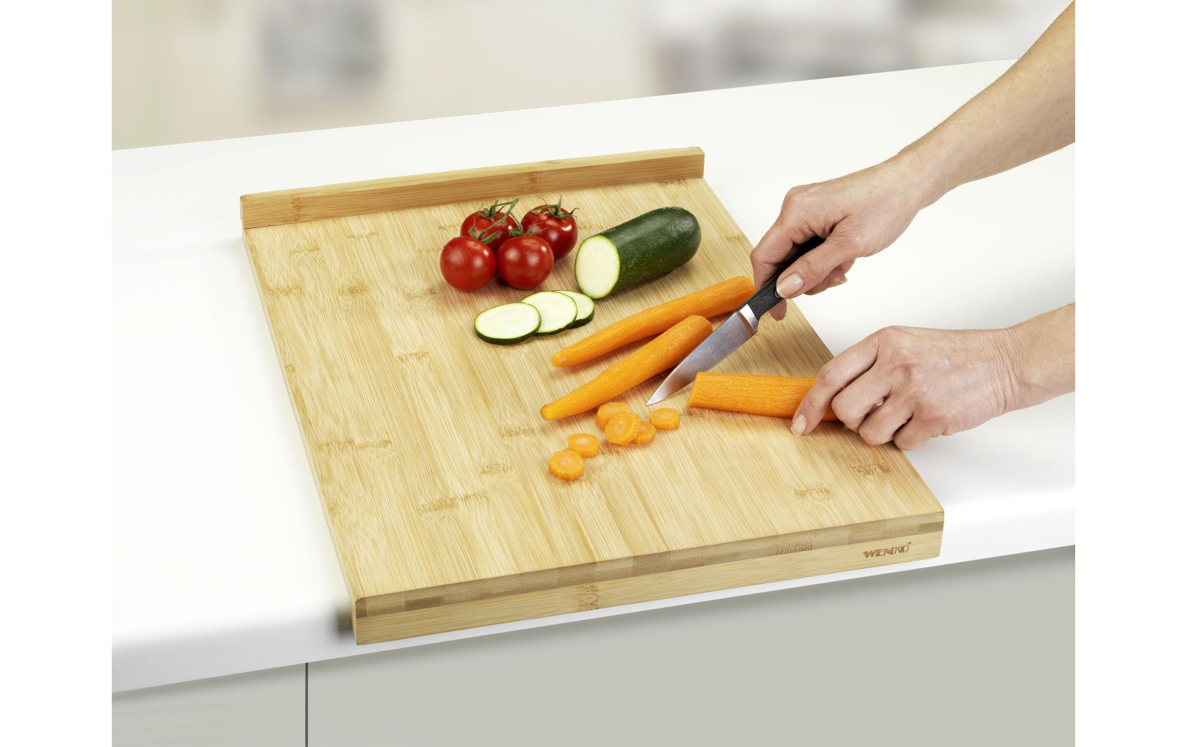 WENKO Schneidebrett »35 cm x 45 cm«, Holzart: Bambus