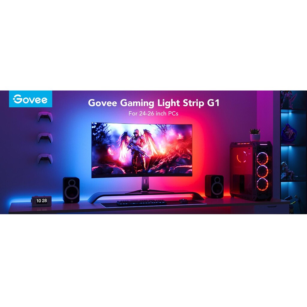 LED-Streifen »Govee Gaming G1, Wi-Fi + Bluetooth, RGBIC, 24-26«