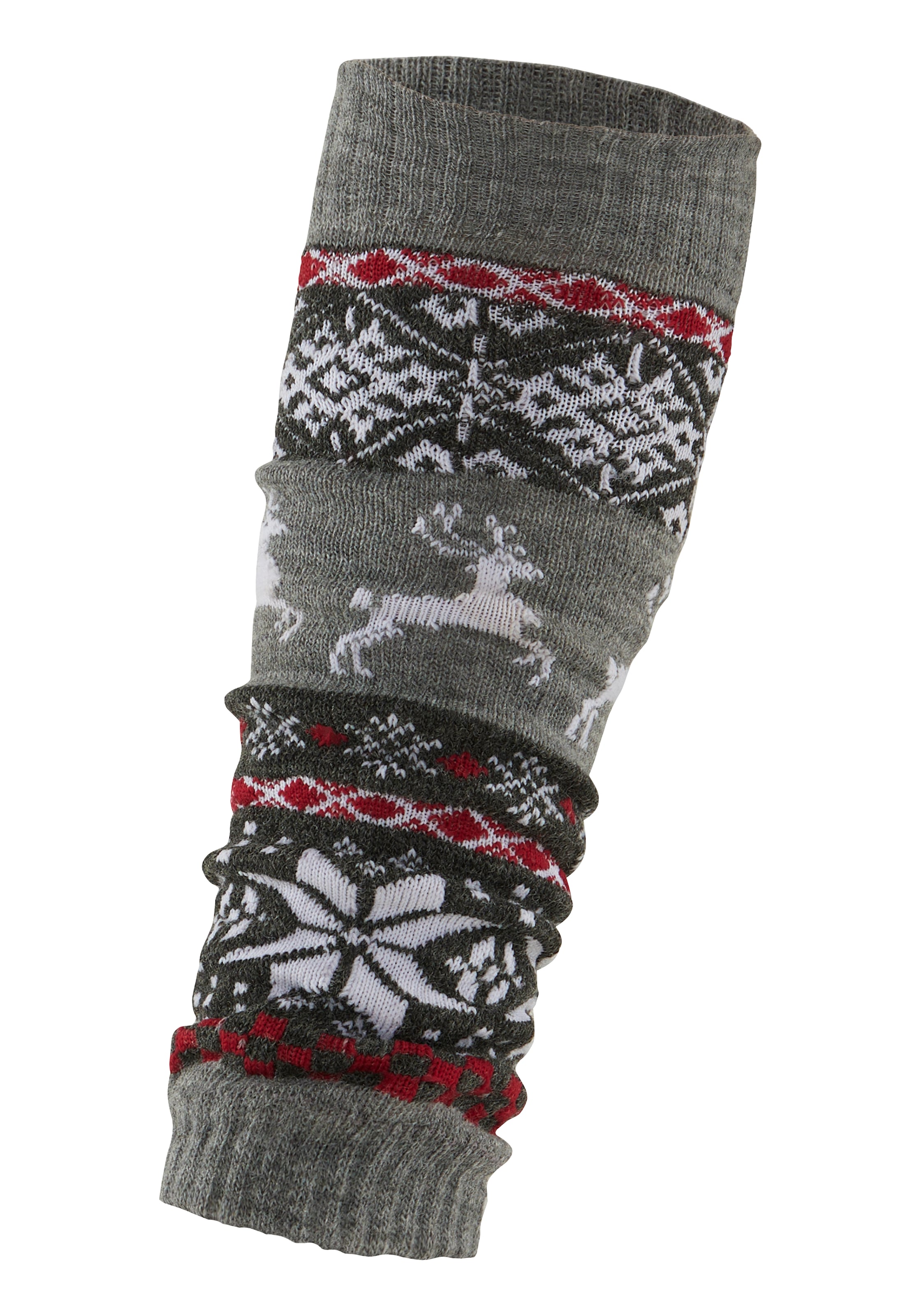 Lavana Beinstulpen, (Packung), mit eingestrickten Motiven