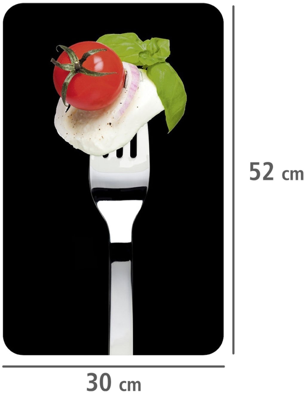 WENKO Herd-Abdeckplatte »Universal Modell Caprese«, (Set, 2 tlg.), Herdabdeckung für alle Herdarten, kratzfest, mit rutschfesten Füssen