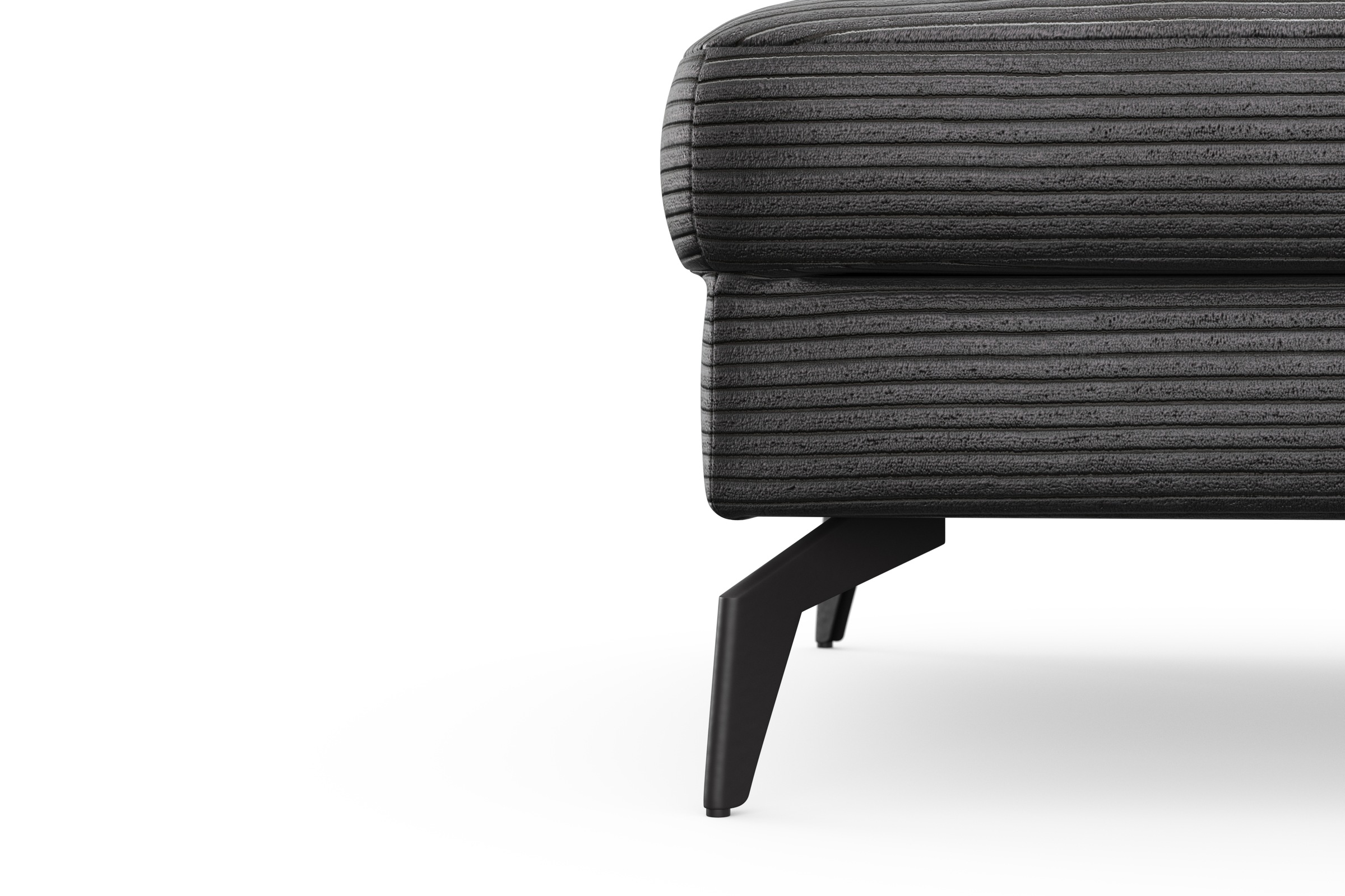 sit&more Polsterhocker »Cabana«, mit stylischen Metallfüssen