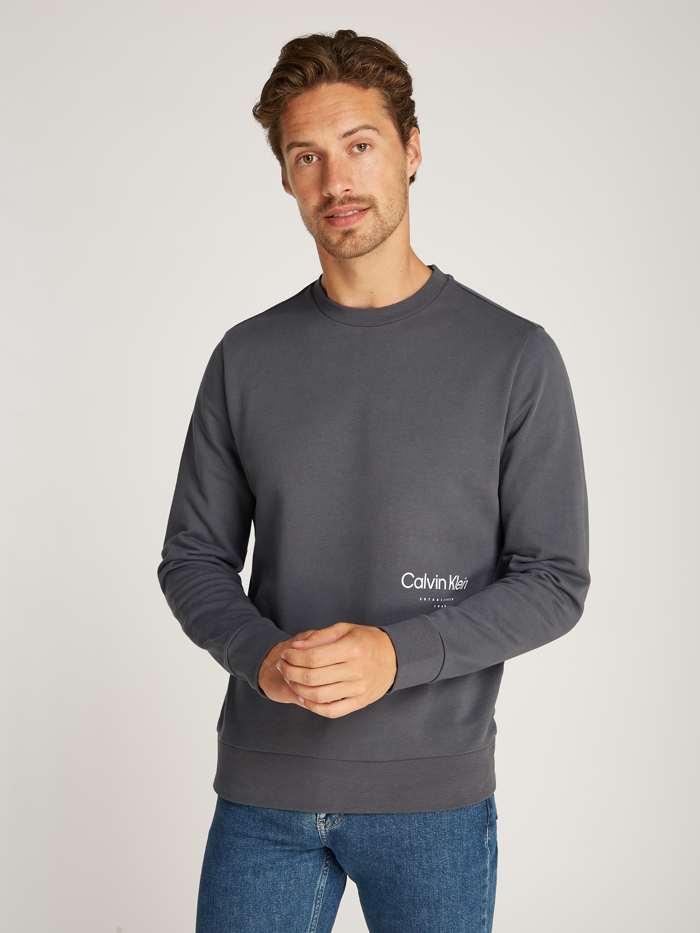 Calvin Klein Sweatshirt »OFF PLACEMENT LOGO SWEATSHIRT«