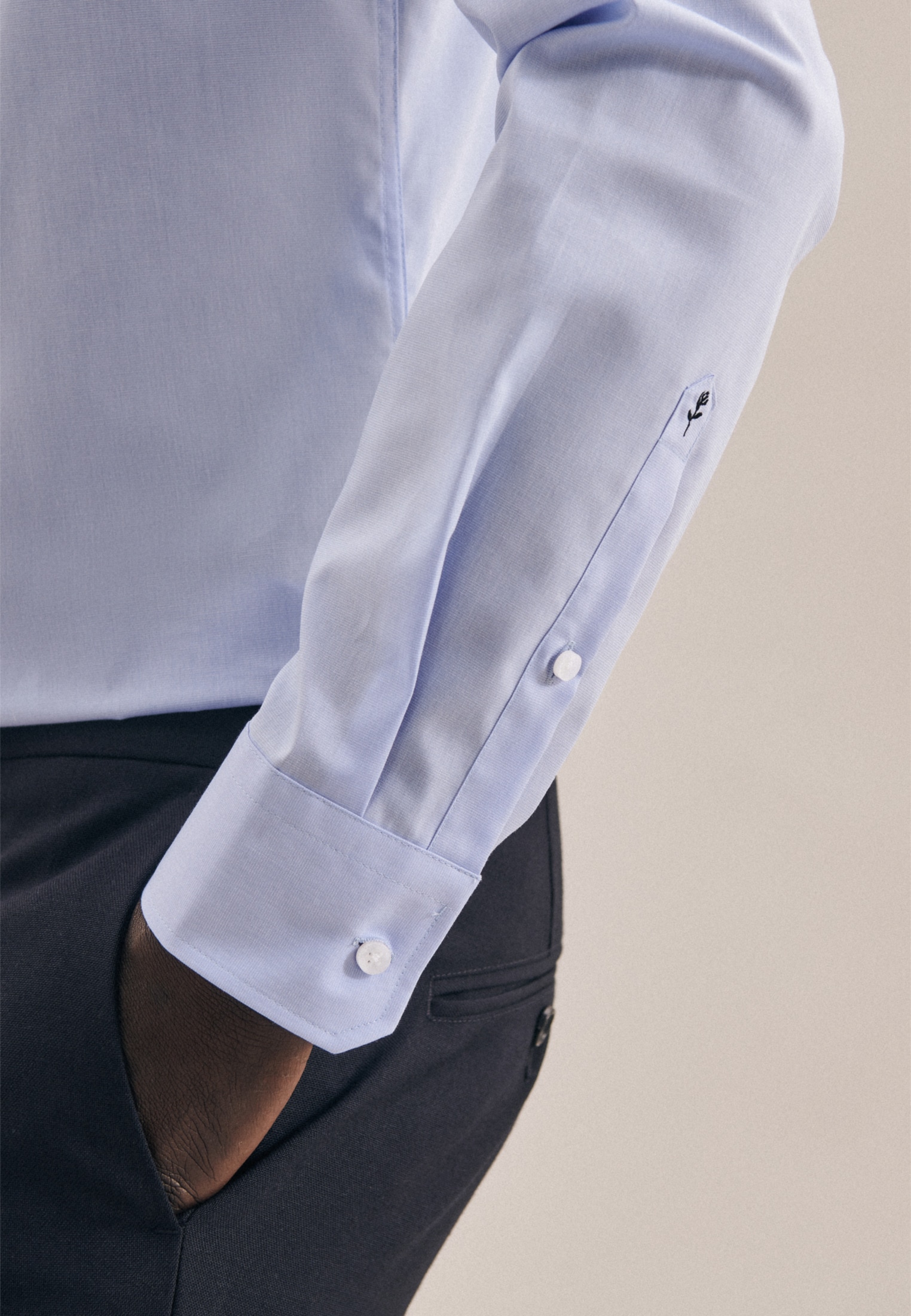 seidensticker Businesshemd »Schwarze Rose«, X-Slim Kentkragen Uni
