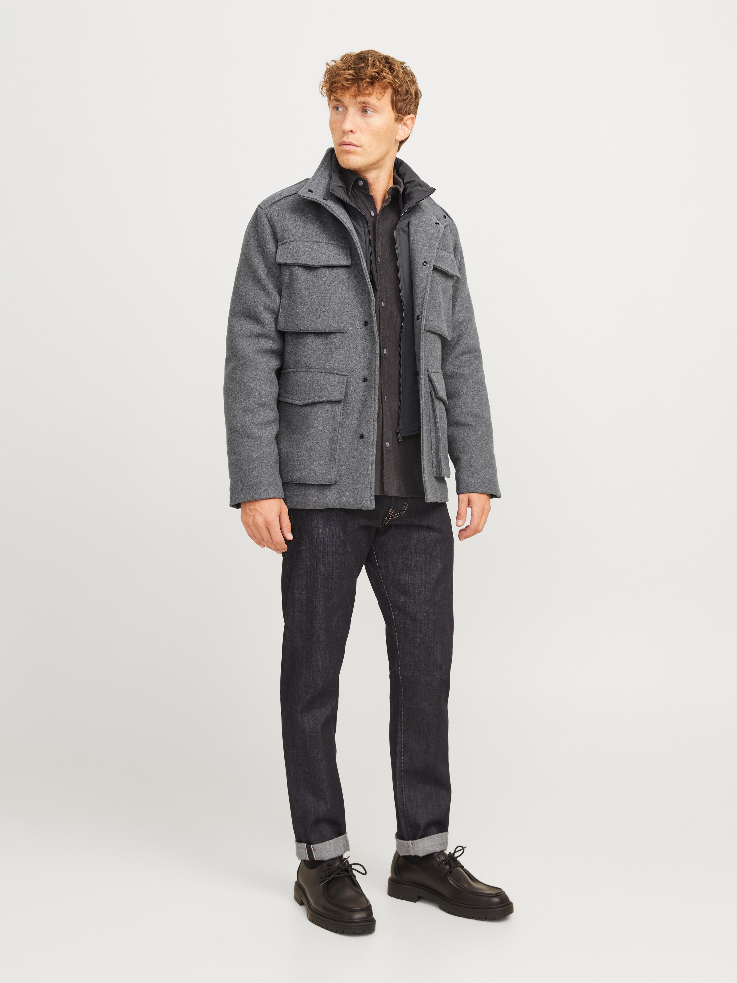 Jack & Jones Wolljacke »JPRCCALEX WOOL BLEND FIELD JACKET SN«