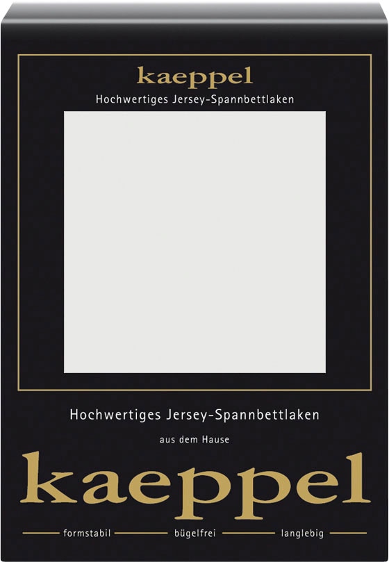 Kaeppel Spannbettlaken »Single Jersey Mako Cotton« Bettlaken aus 100% Baumwolle