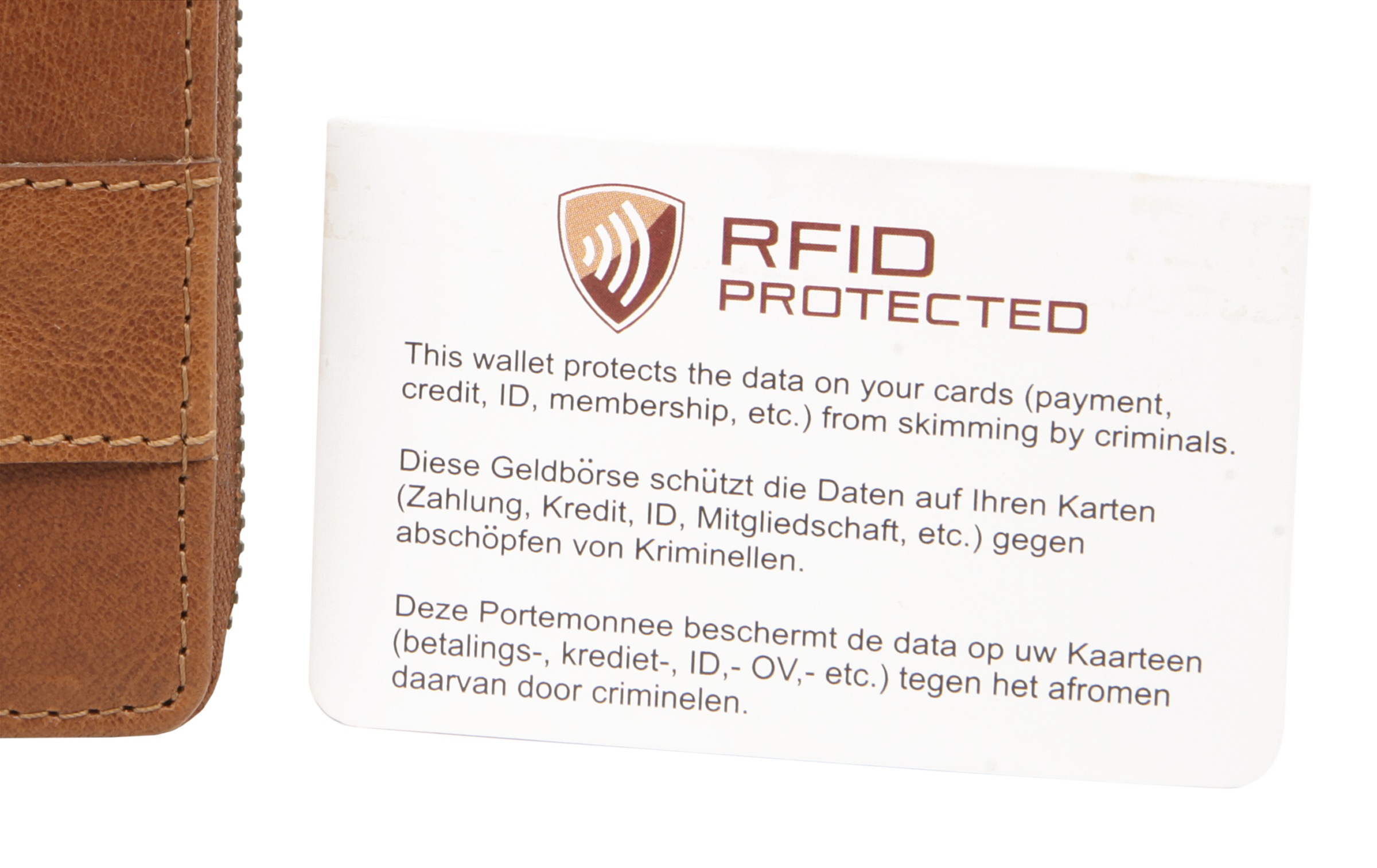 Spikes & Sparrow Geldbörse »RFID«, echt Leder