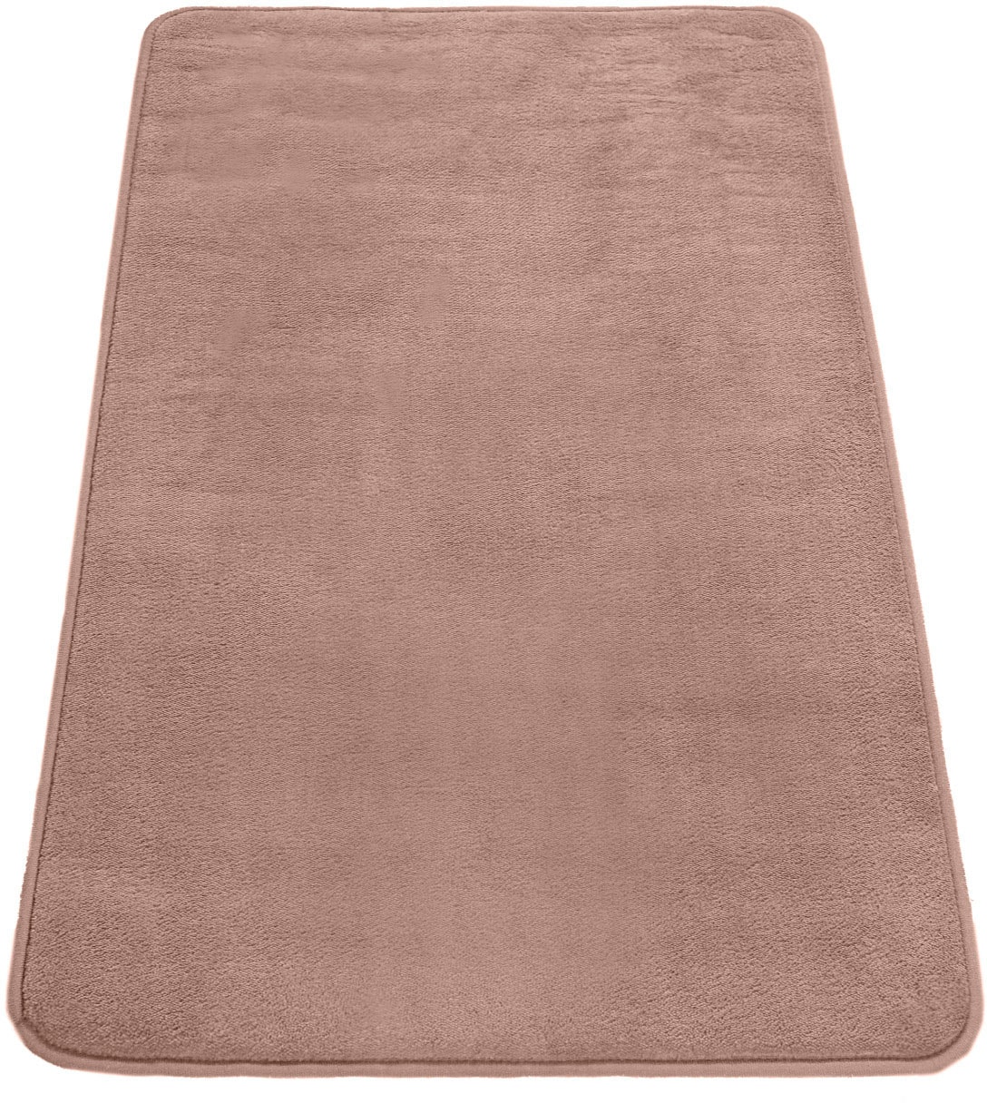 Paco Home Badematte »Corby 255, Memory-Schaum Effekt«, rutschhemmend beschichtet, fussbodenheizungsgeeignet, Badteppich, Uni Farben
