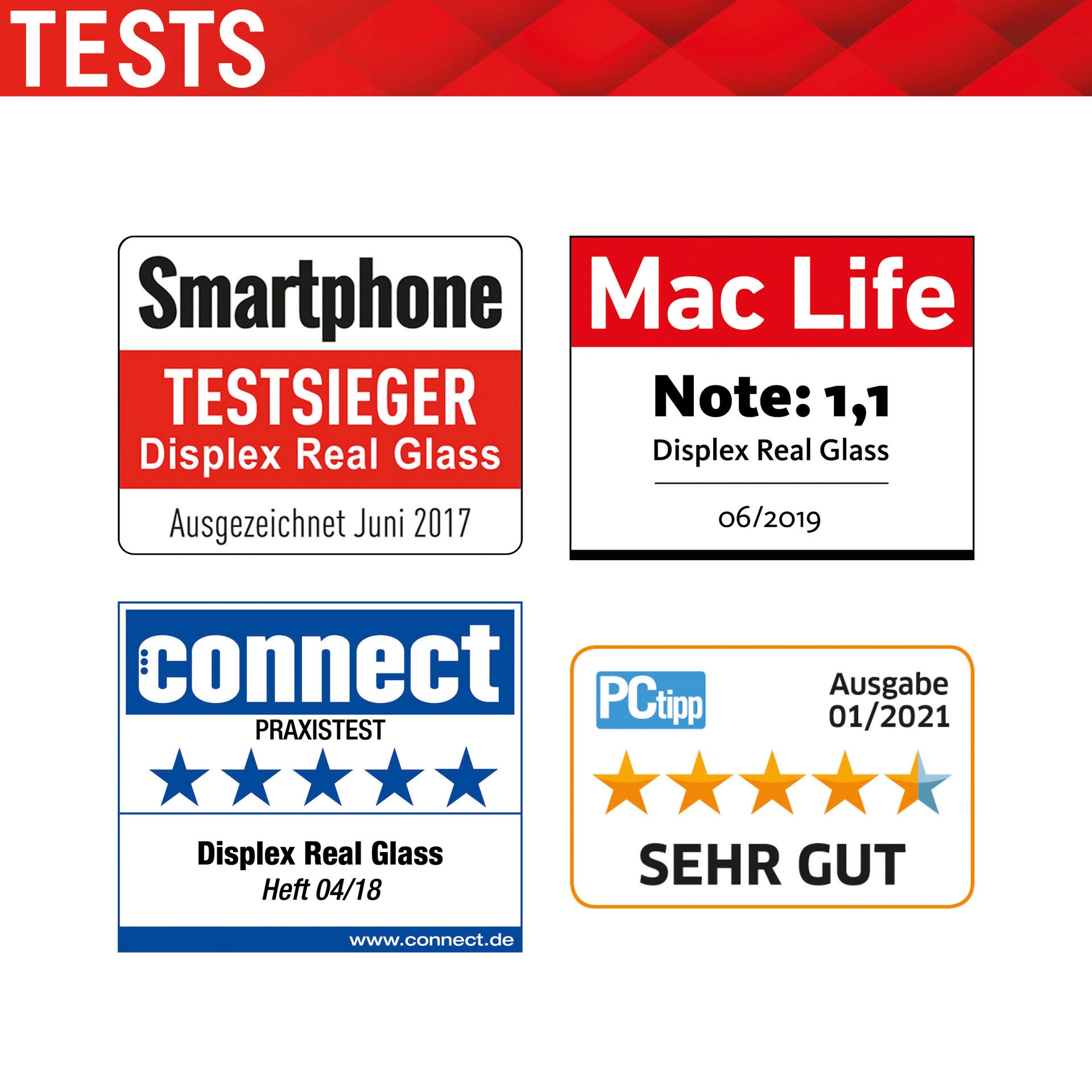 Displex Displayschutzglas »Real Glass + Case - iPhone 14 Pro«, für iPhone 14 Pro