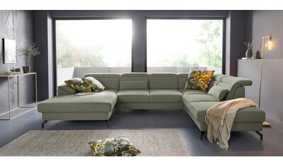 sit&more Wohnlandschaft, 12 cm Fusshöhe, inklusive Sitztiefenverstellung, wahlweise... kaufen sit&more Wohnlandschaft, 12 cm Fusshöhe, inklusive Sitztiefenverstellung, wahlweise... kaufen