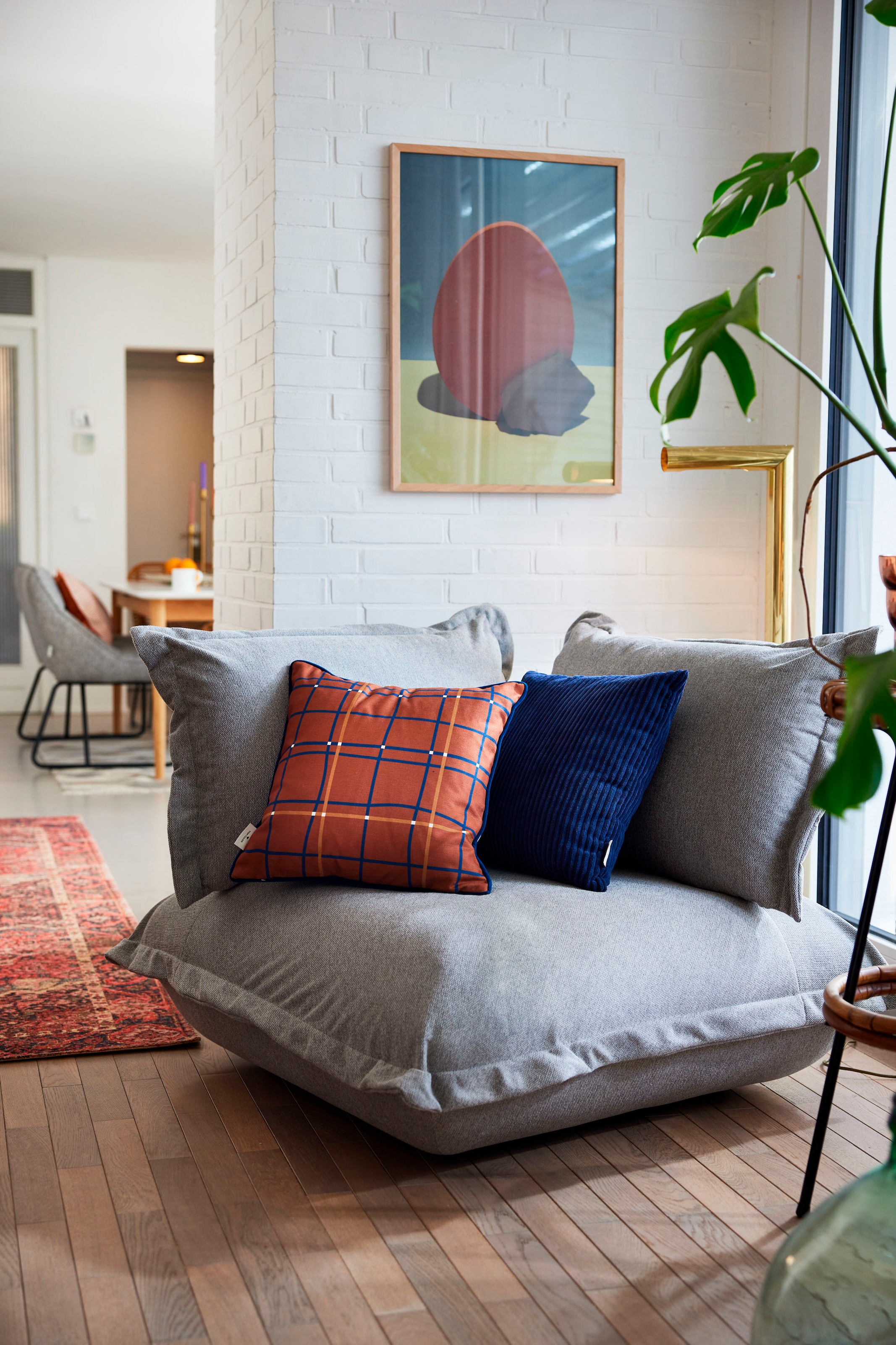 TOM TAILOR HOME Dekokissen »Big Corduroy«, mit effektvollem Reissverschluss, Kissenhülle ohne Füllung, 1 Stück