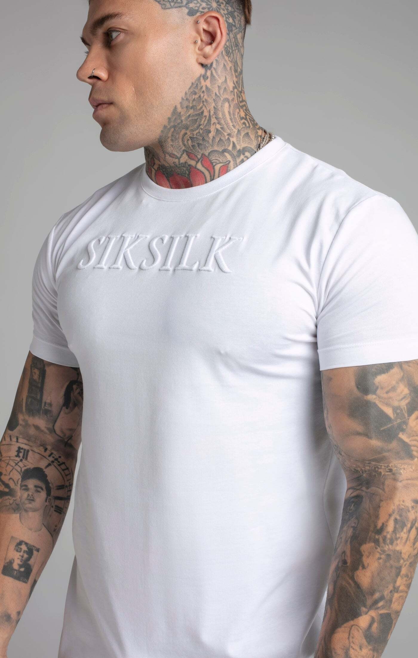 Siksilk T-Shirt »T-Shirts Muscle Fit T-Shirt«