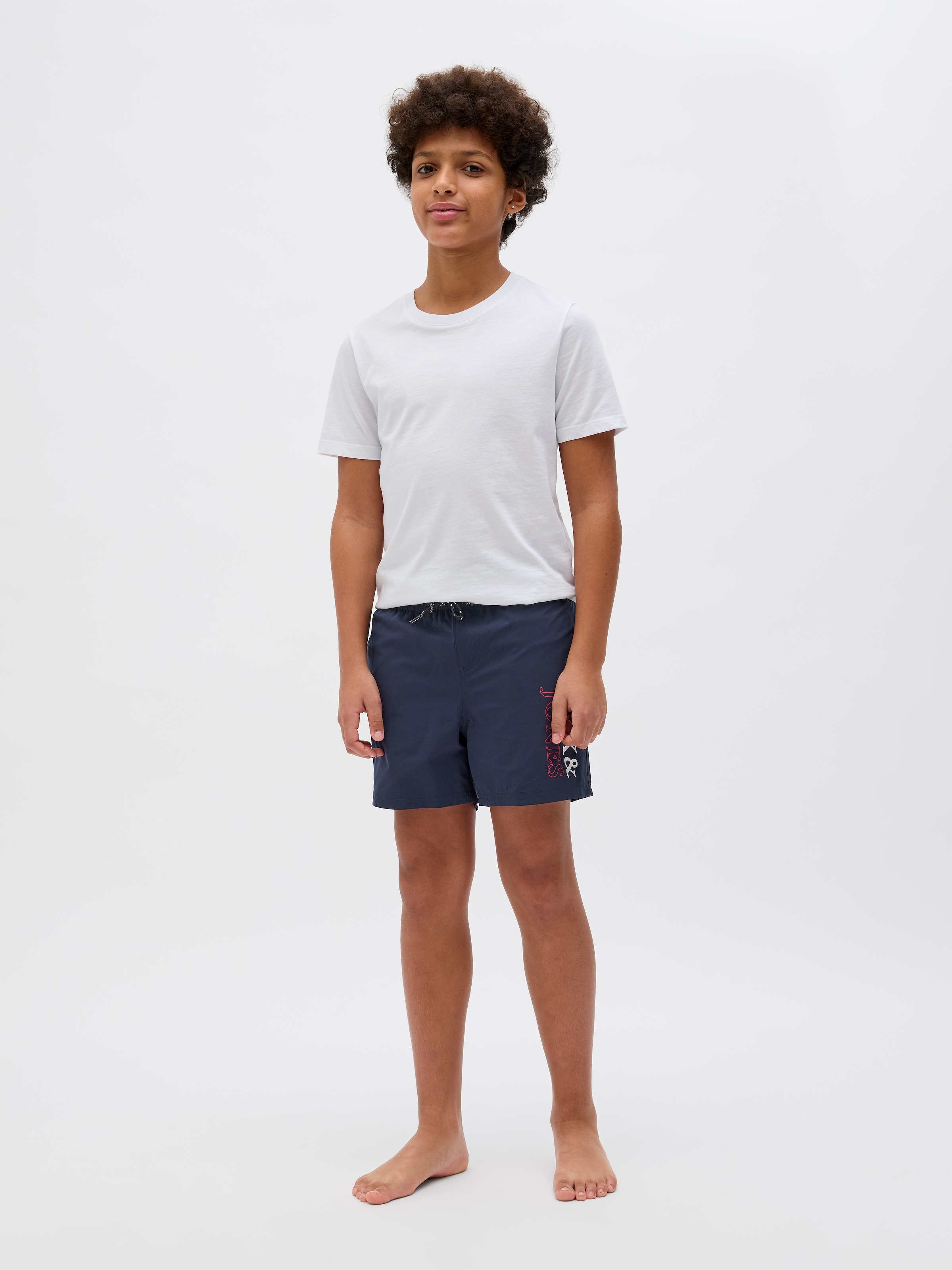 Jack & Jones Junior Badeshorts »JPSTMAUI JJSWIM DOUBLE LOGO AKM SN JNR«