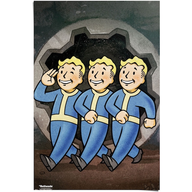 ❤ Reinders! Poster »Fallout 76 Vault boys«, (1 St.) ordern im  Jelmoli-Online Shop