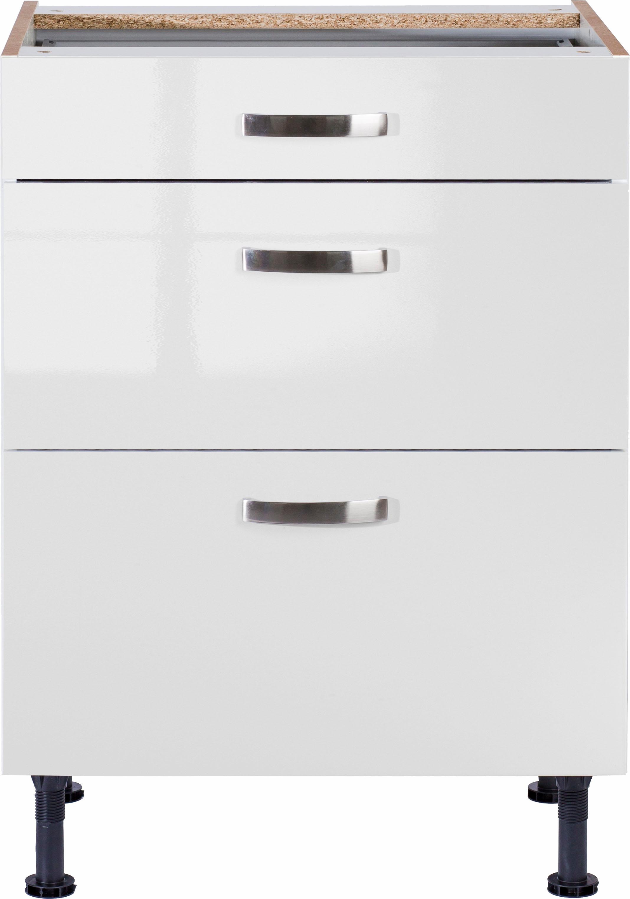 KOCHSTATION Unterschrank »KS-Cara«, Breite 60 cm, mit Vollauszügen und Soft-Close-Funktion