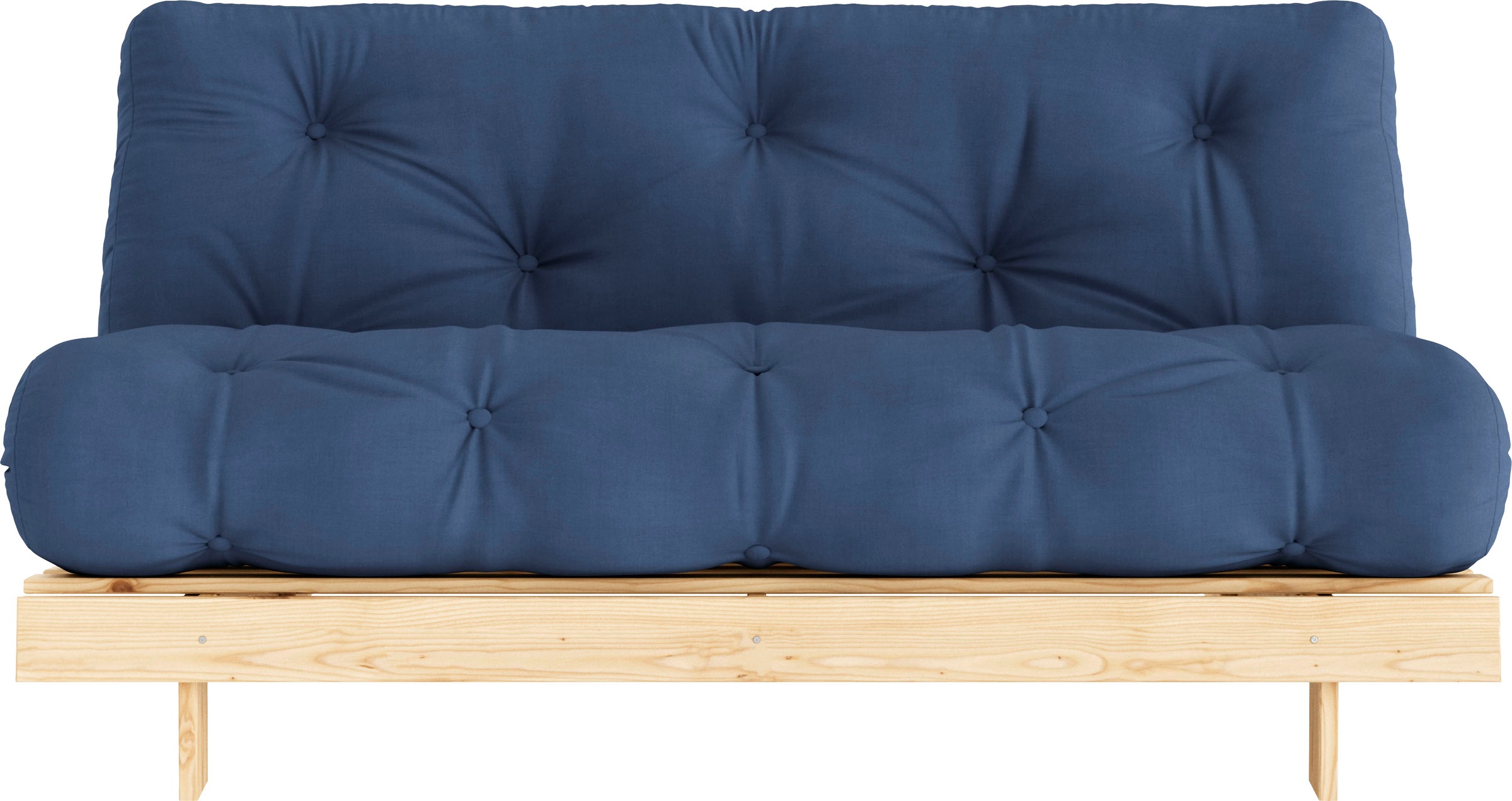 Karup Design Daybett "Roots Sofa Bed, Schlafsofa, Bettfunktion, FSC-Massivholz" Inkl. Futonmatratze, Made in Europe, langlebig, B: 140 oder 160 cm