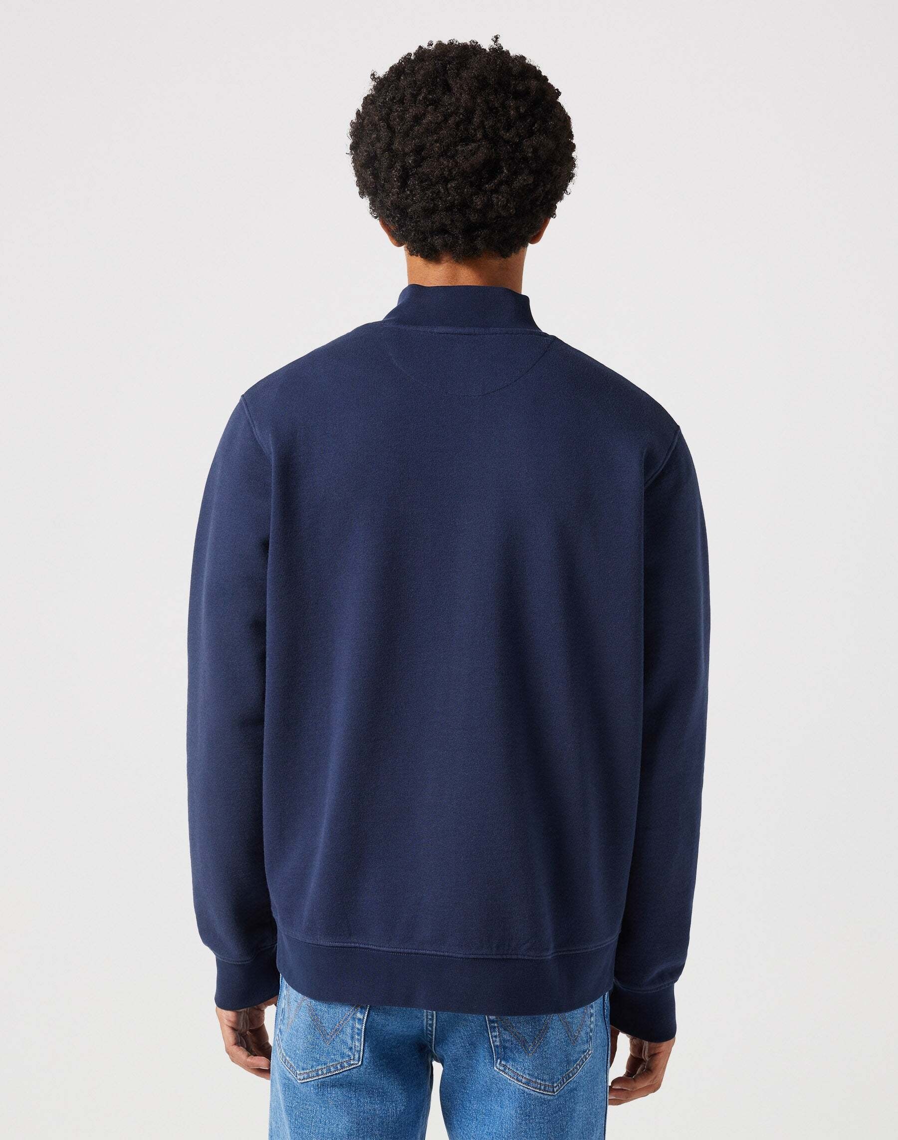 Wrangler Sweatjacke »WRANGLER Sweatshirts Funnel Neck Zip«