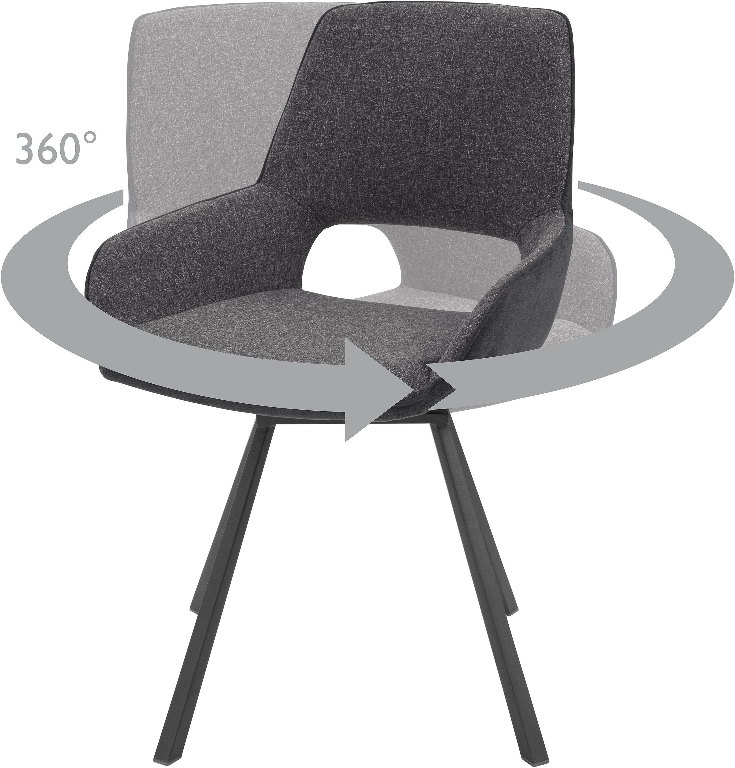 MCA furniture 4-Fussstuhl »Parana«, (Set), 2 St., Stuhl belastbar bis 120 Kg