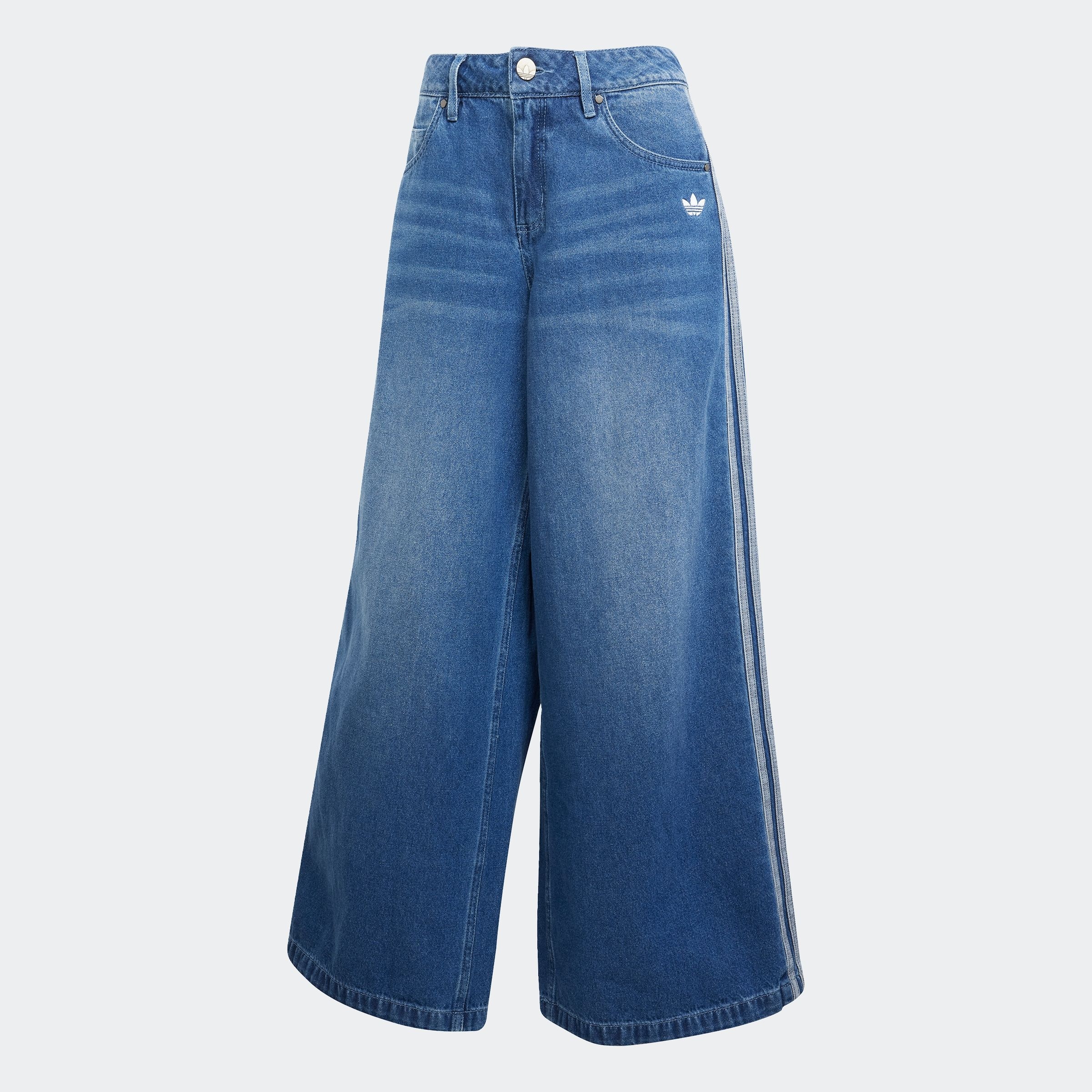 adidas Originals Sporthose »DENIM WIDE PANT«, (1 tlg.)