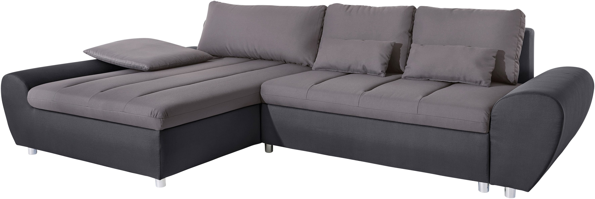 sit&more Ecksofa »Bandos L-Form«, in 2 unterschiedlichen Grössen, wahlweise mit Bettfunktion