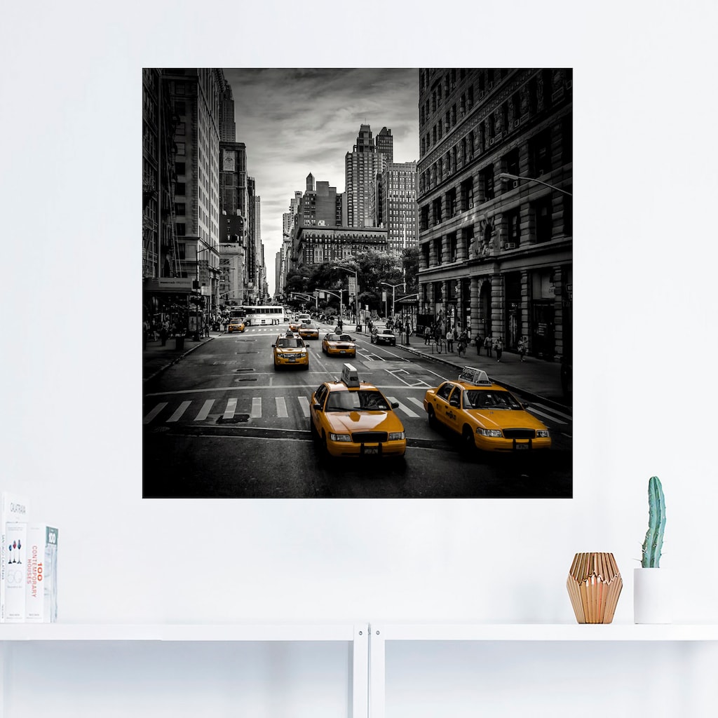 Artland Wandbild »New York City Verkehr 5th Avenue«, Amerika, (1 St.)