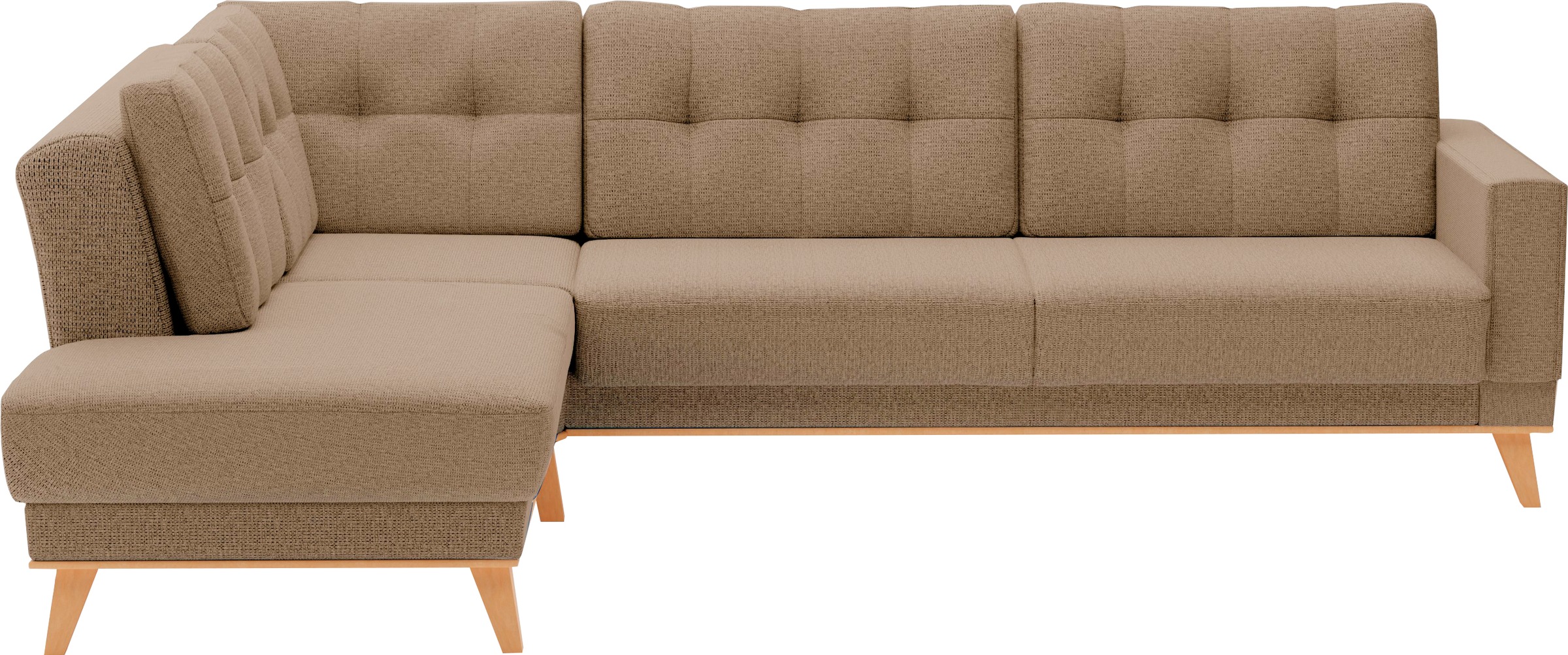 sit&more Ecksofa »Lavida L-Form«, wahlweise mit Kippfunktion und Bettkasten
