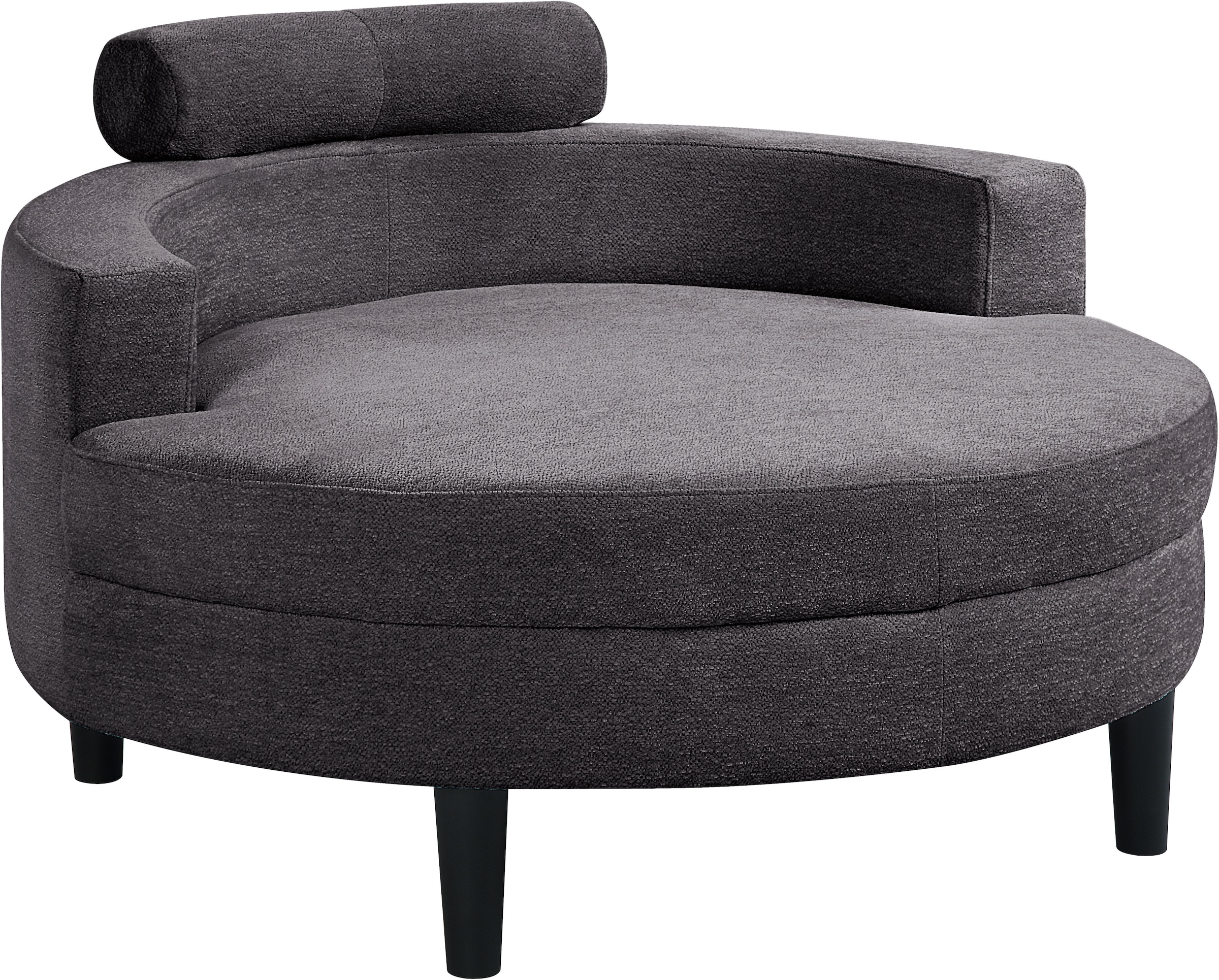 ATLANTIC home collection Loveseat »Ravi«, XXL- Sessel, inklusive Stauraumhocker, Rückenkissen & drei Zierkissen