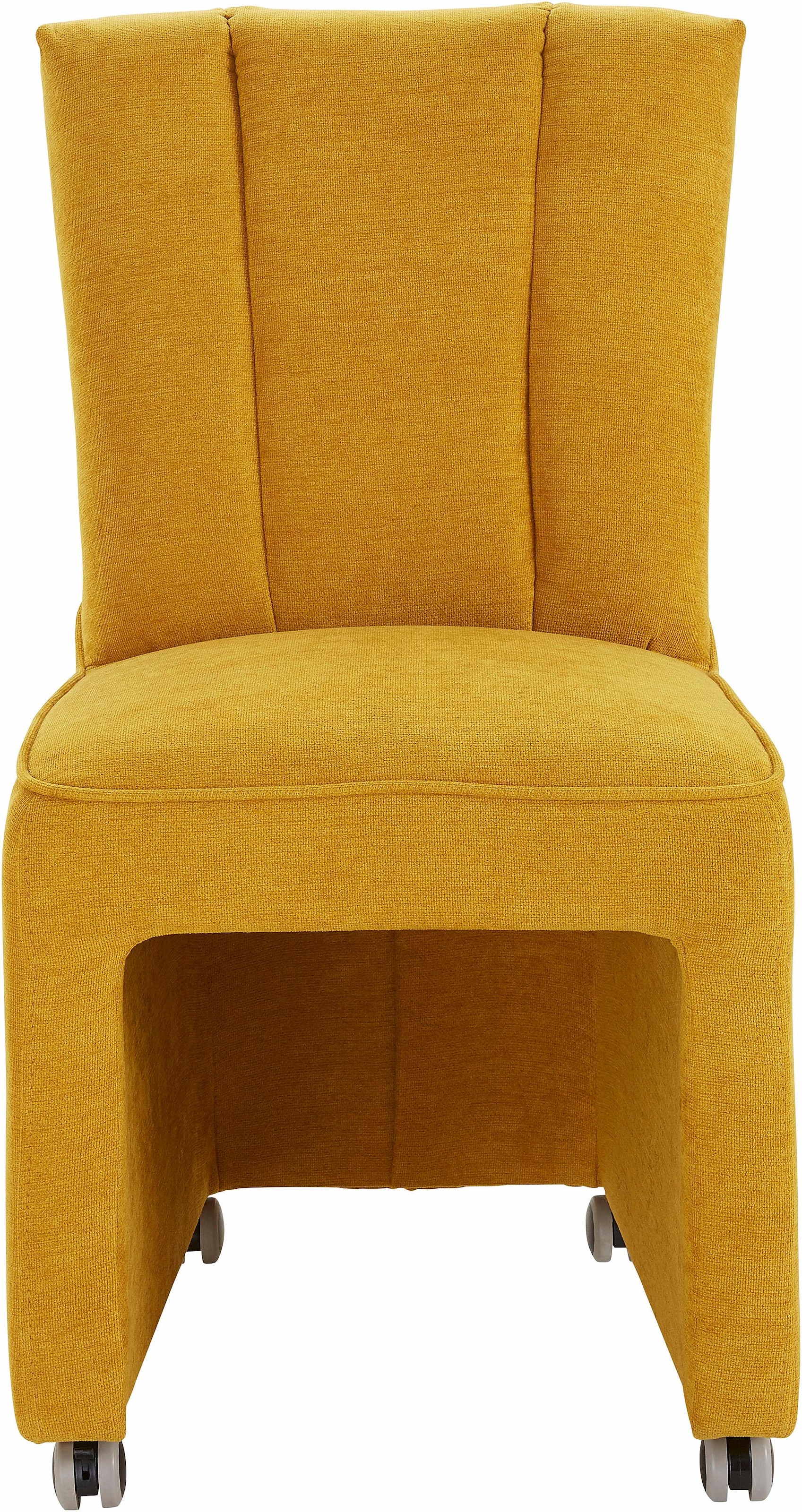 exxpo - sofa fashion Sessel »Costa, Loungesessel, Hochlehnsessel, auf Rollen, Komfortsitzhöhe 53cm«, kompakt und bequem, Breite 52 cm