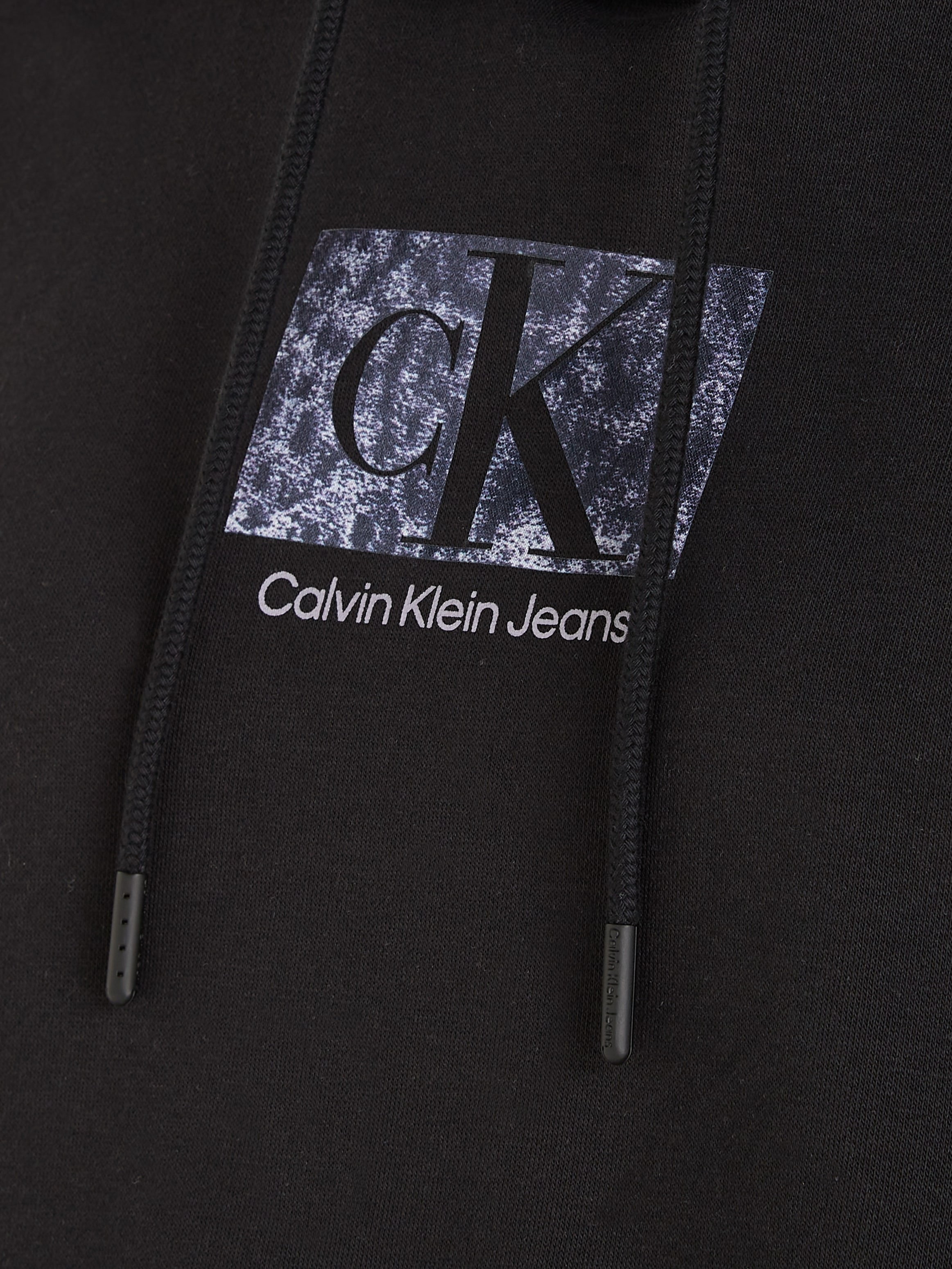 Calvin Klein Jeans Kapuzensweatshirt »PRINTED BOX CROPPED HOODIE«