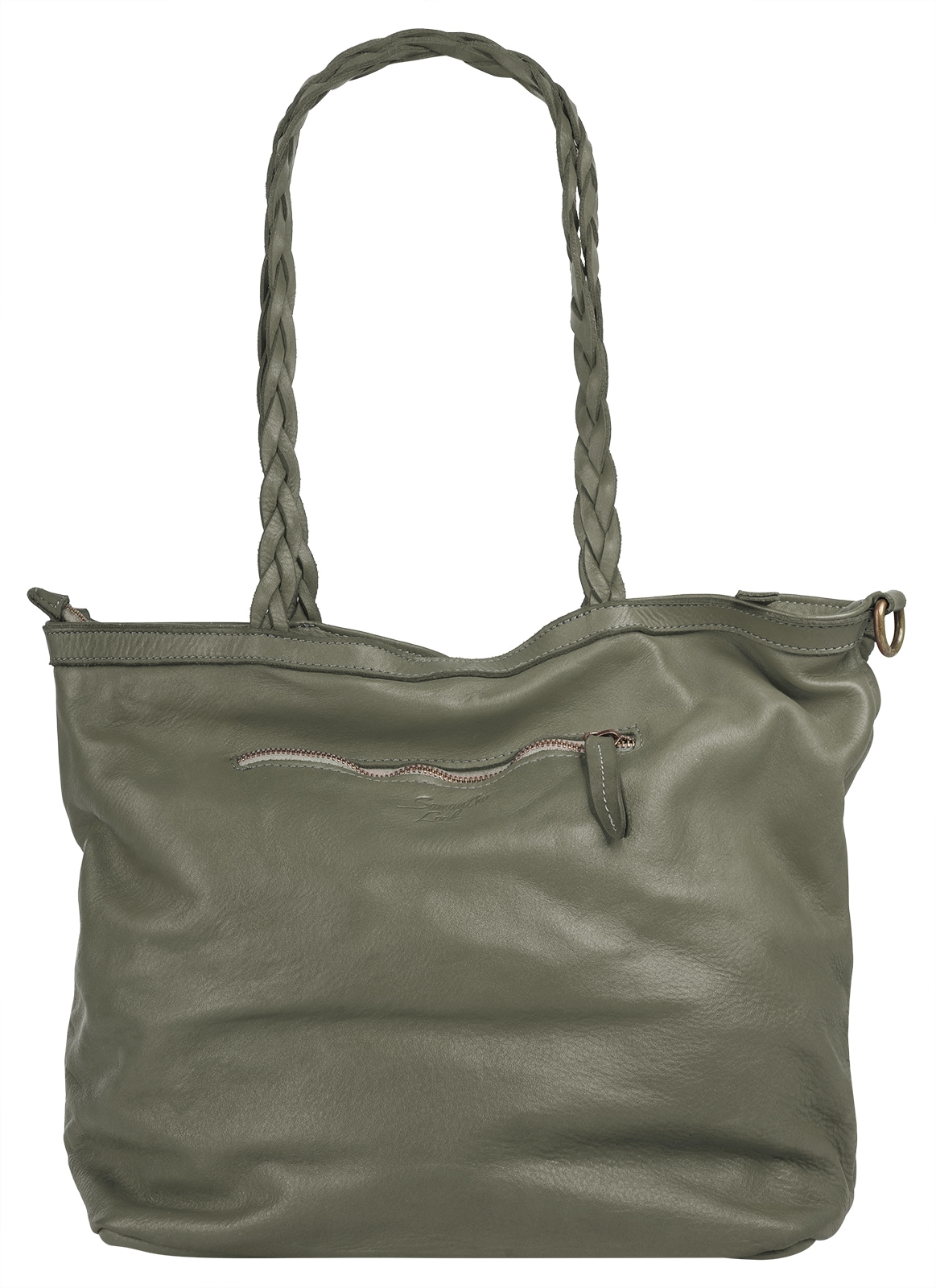 Samantha Look Shopper, echt Leder, Made in Italy