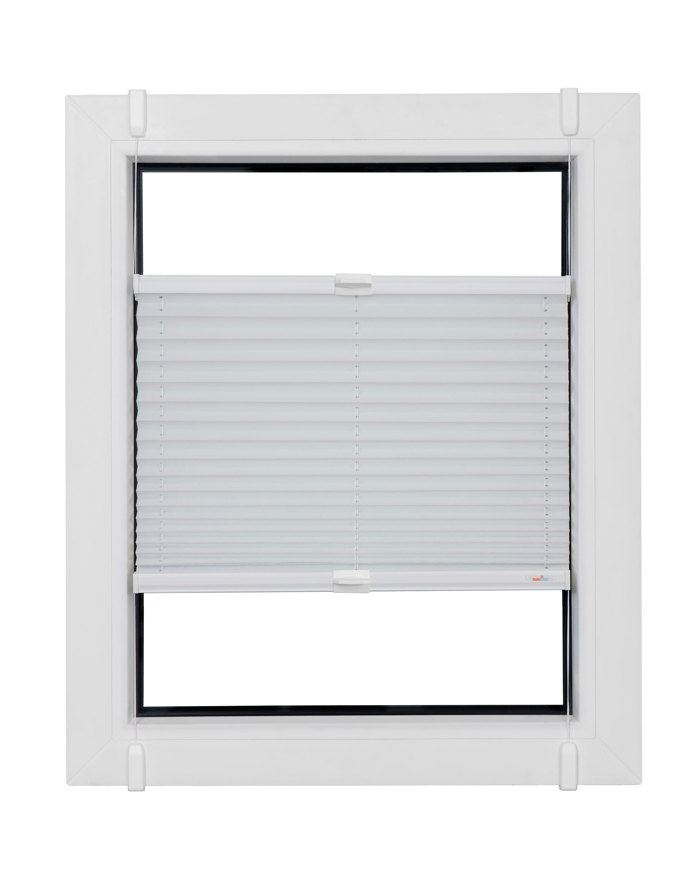 sunlines Plissee "Start-up Style Crush" Lichtschutz ohne Bohren verspannt nach Mass