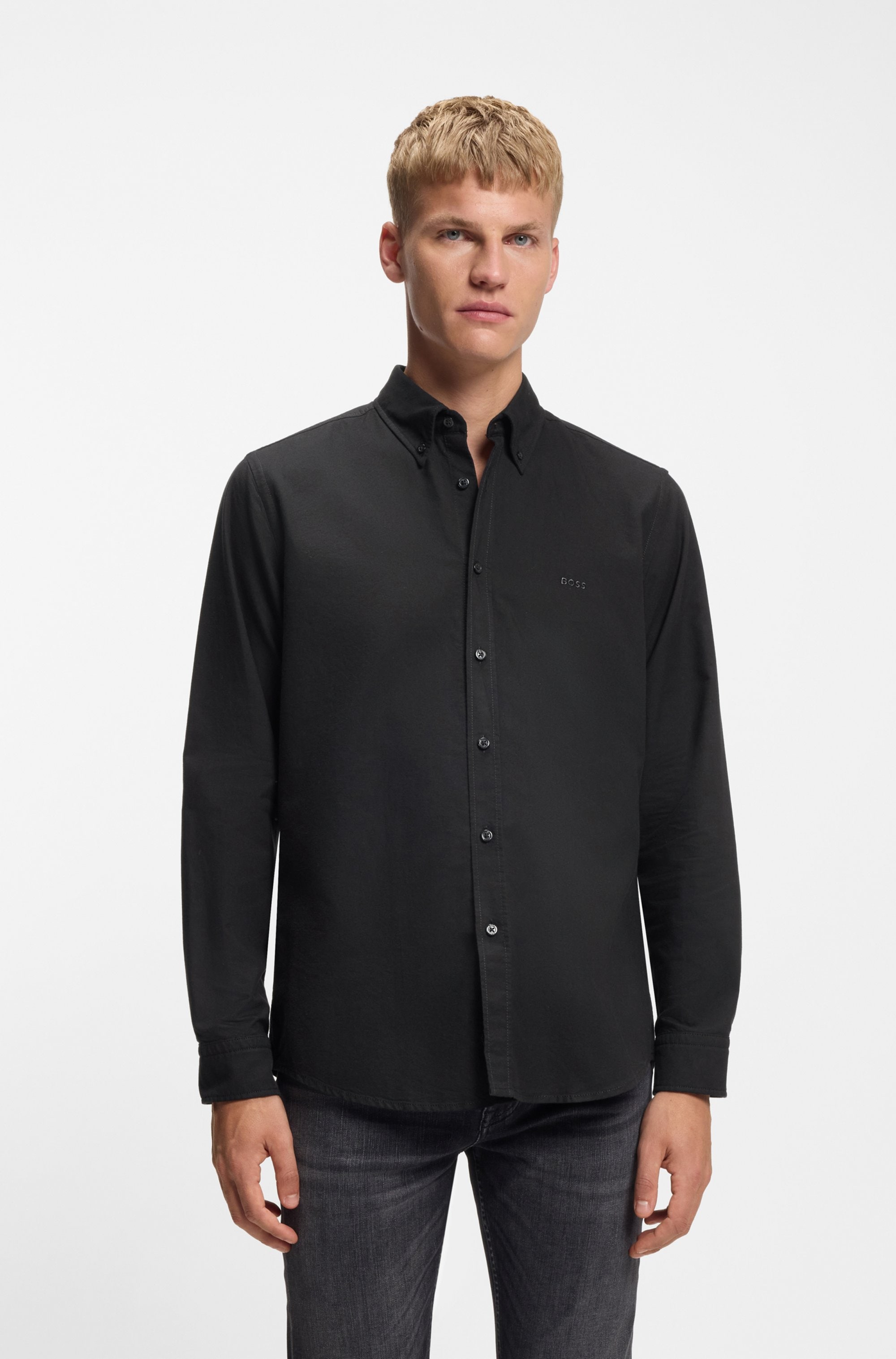 BOSS ORANGE Businesshemd »Rickert« mit Button-down-Kragen