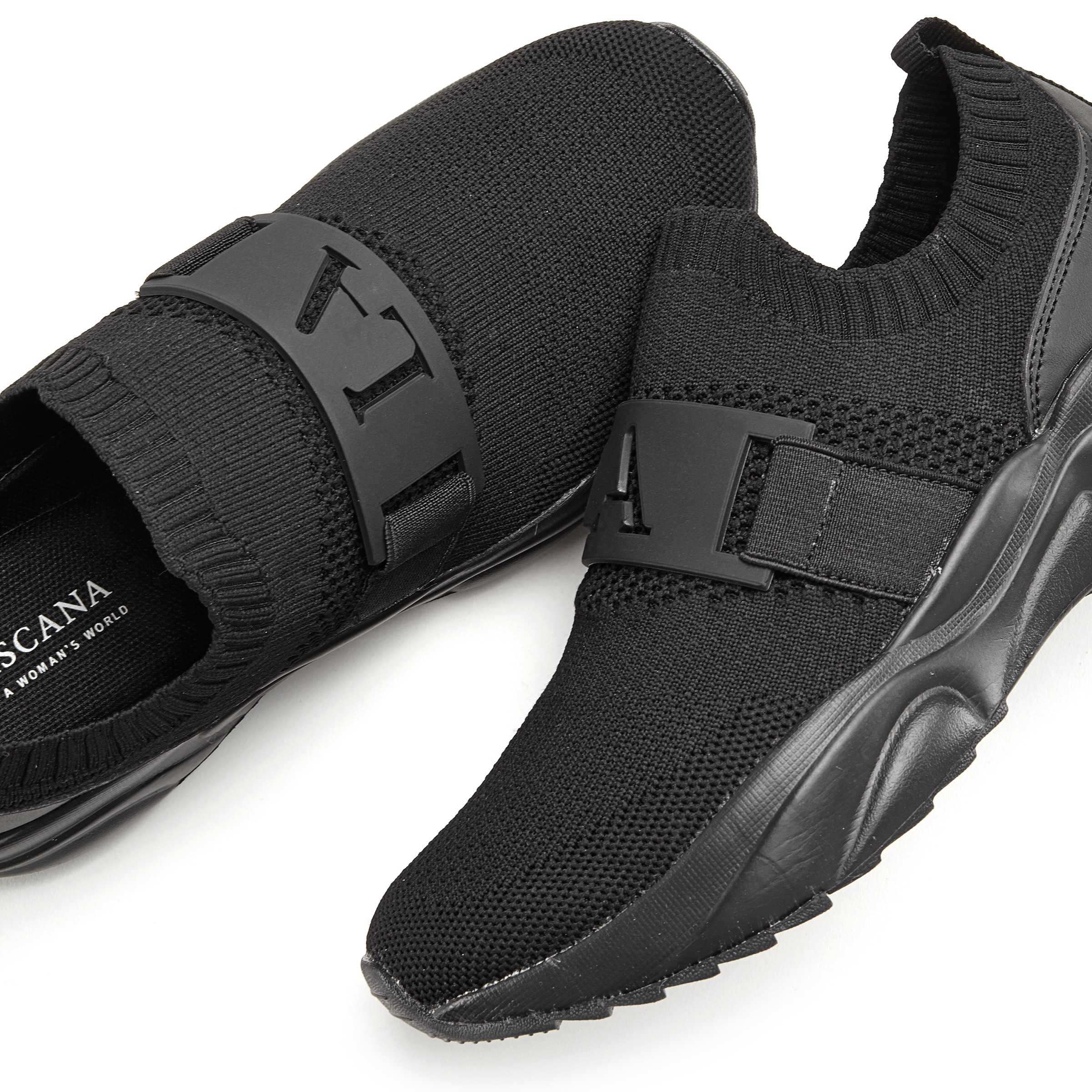 LASCANA ACTIVE Sneaker, Halbschuh, Freizeitschuh, Slipper, Chunky Sohle VEGAN