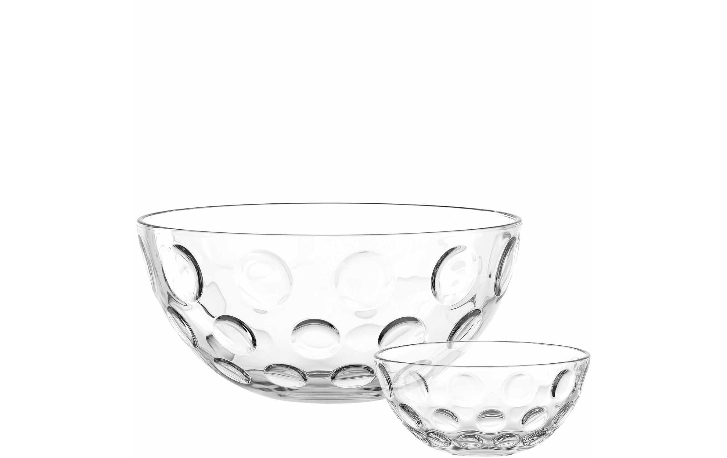 LEONARDO Schale "Cucina Optic 5-teilig" aus Kalk-Natron-Glas