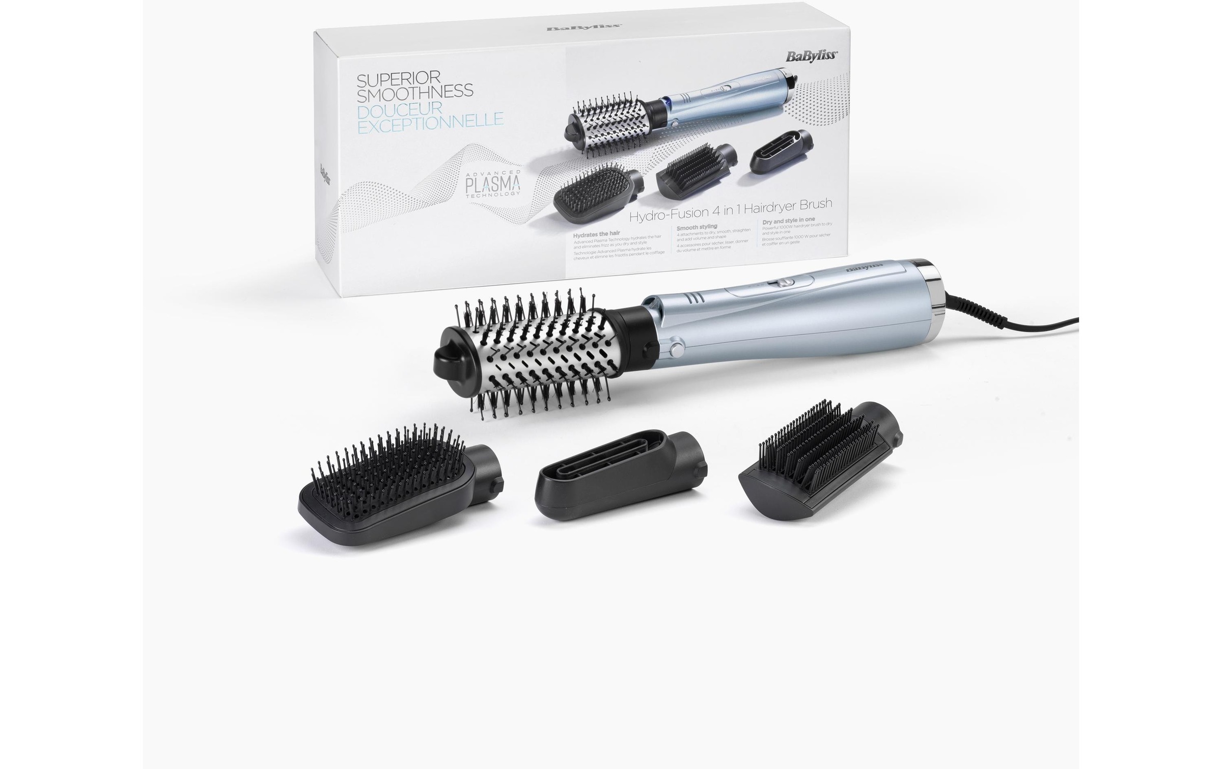BaByliss Haarglättbürste »Hydro Fusion AS774CHE«, Ionen-Technologie