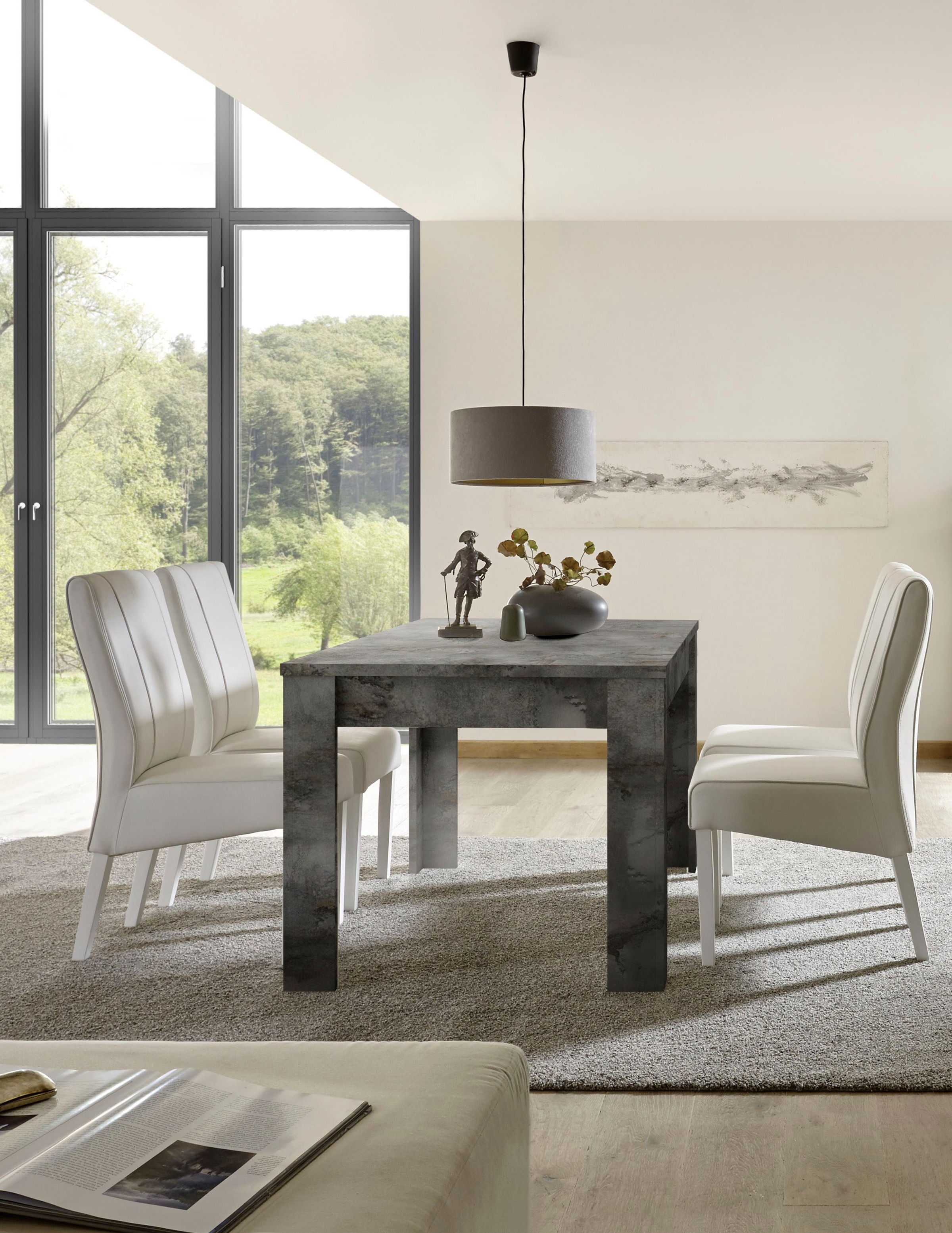 Home affaire Esstisch "Dama 180 x 90 cm, Küchentisch, Esszimmertisch," rechteckig, Tischplattenstärke 22 mm, verschiedene Farben