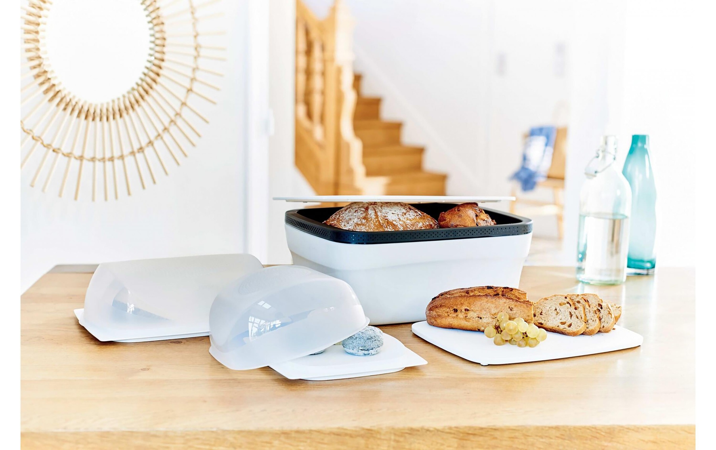 TUPPERWARE Brotkasten »Bread Smart Junior 32 x 16 x 15 cm Weiss«, (1 tlg.)