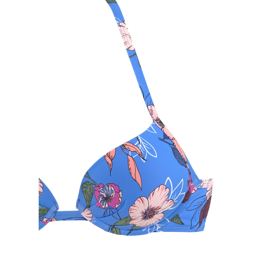 s.Oliver Push-Up-Bikini-Top »Maya«, mit floralem Design