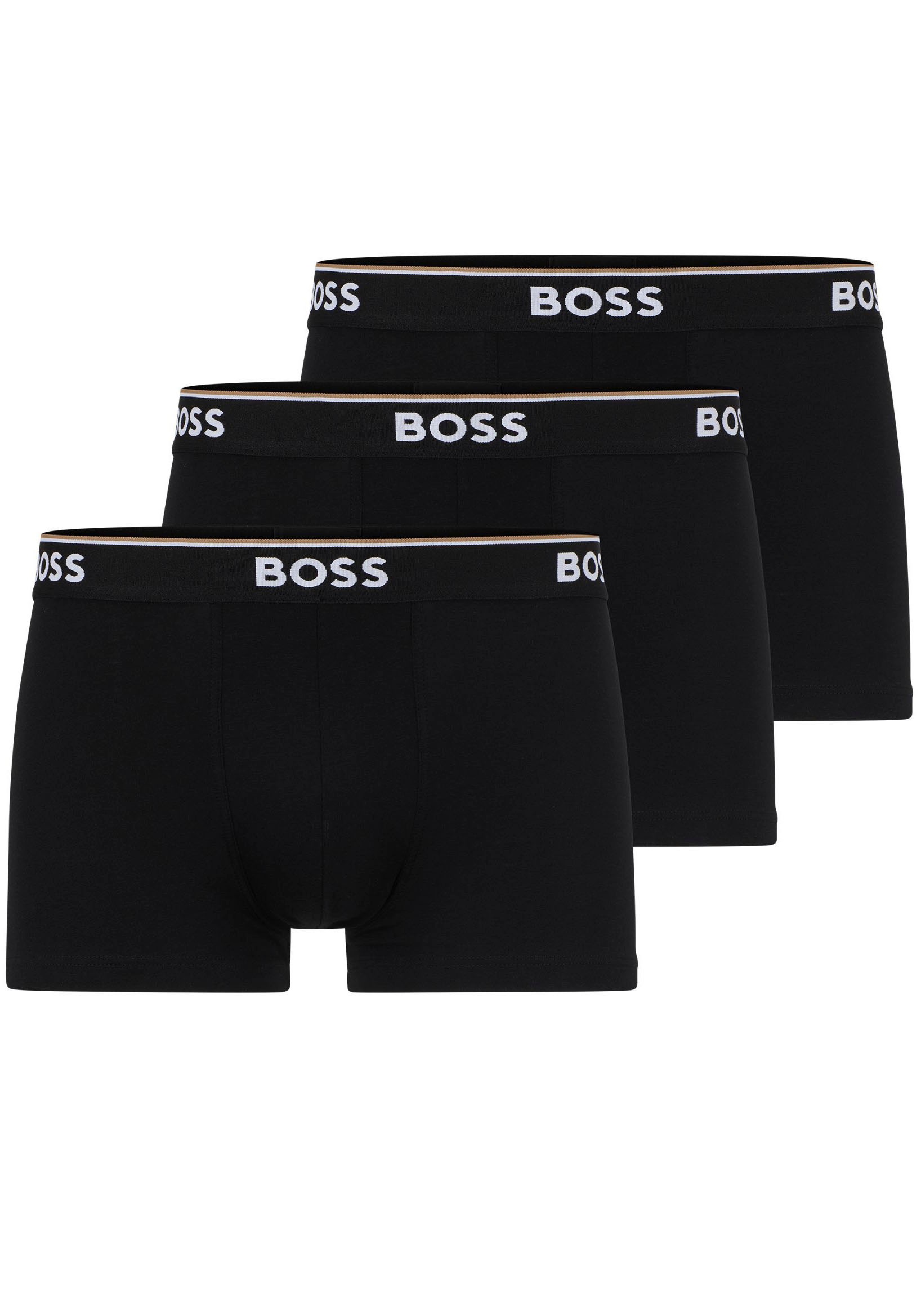 BOSS Boxer »TRUNK 3 PACK« 3 Stk. BOSS Schriftzug auf dem Bund