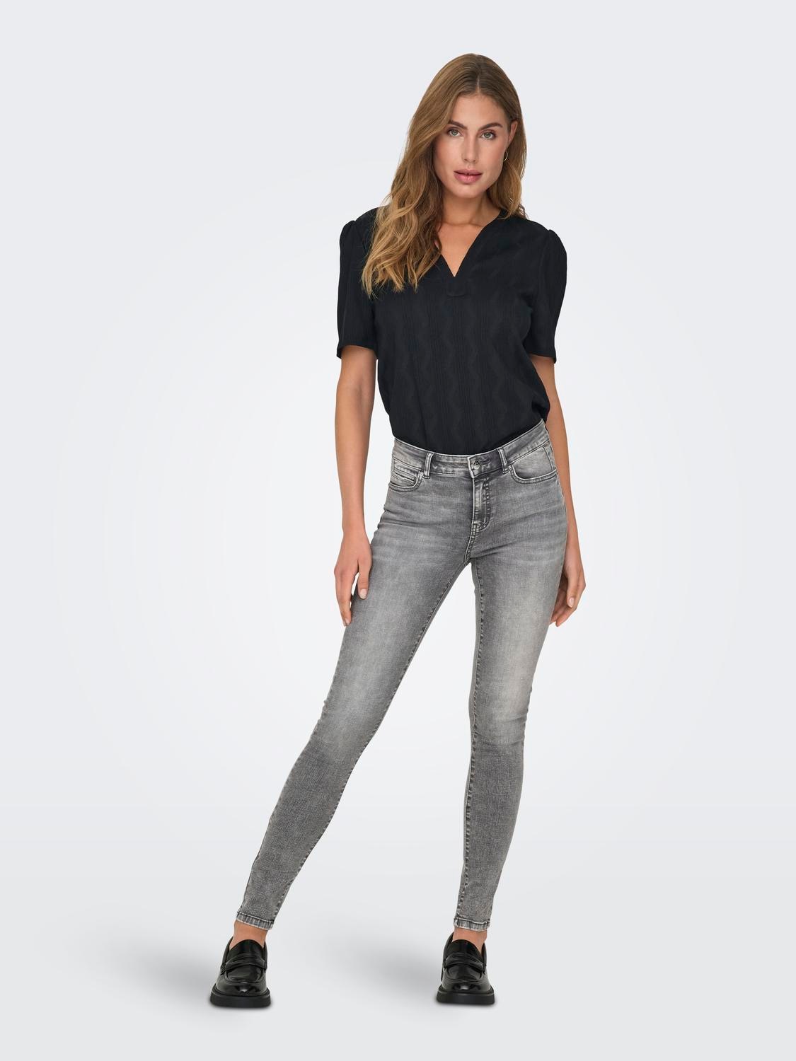 ONLY Skinny-fit-Jeans »ONLWAUW MID WAIST SK LANK COIN PKT DNM X«