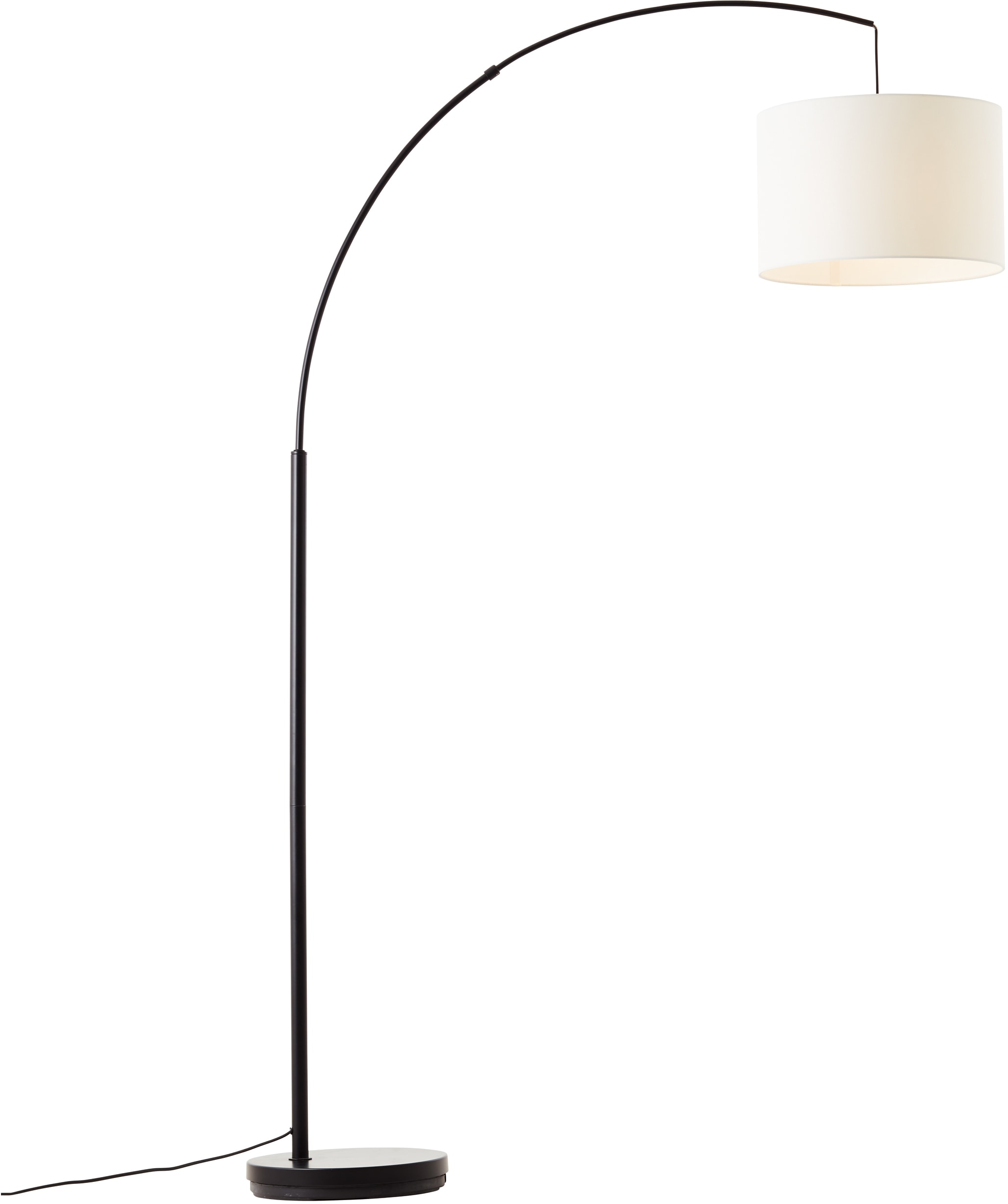 36cm 1 Bogenlampe Textilschirm Ø Places Style ❤ Stehlampe of Stoff flammig-flammig, im Jelmoli-Online »Elijah«, kaufen Shop